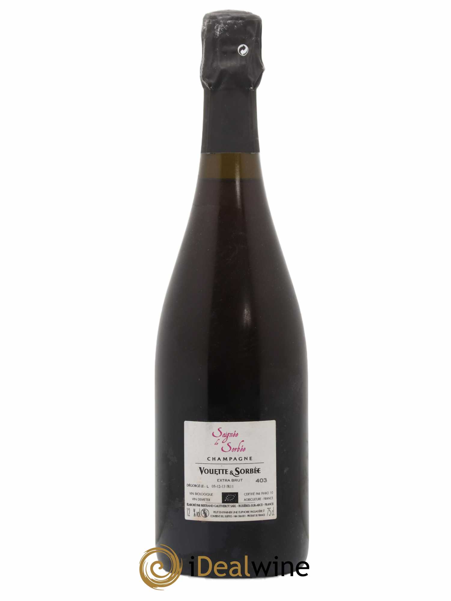 Saignée de Sorbée Extra-Brut Vouette et Sorbée 2011 - Lot of 1 bottle - 1