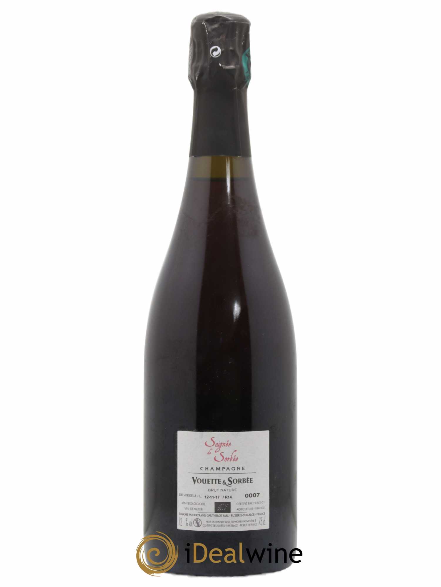 Saignée de Sorbée Extra-Brut Vouette et Sorbée 2014 - Lot of 1 bottle - 1