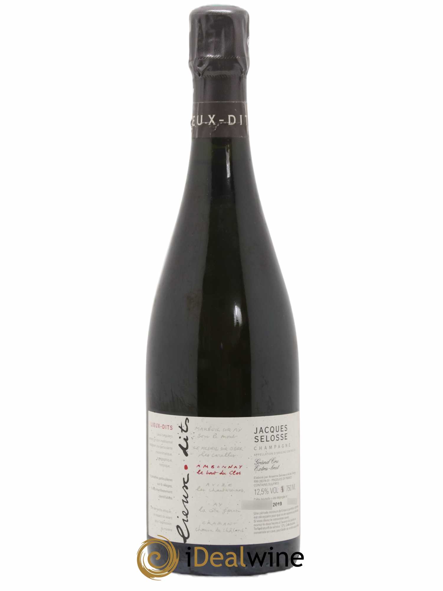 Ambonnay Le Bout du Clos Grand Cru Extra-Brut Jacques Selosse - Lot de 1 bouteille - 0