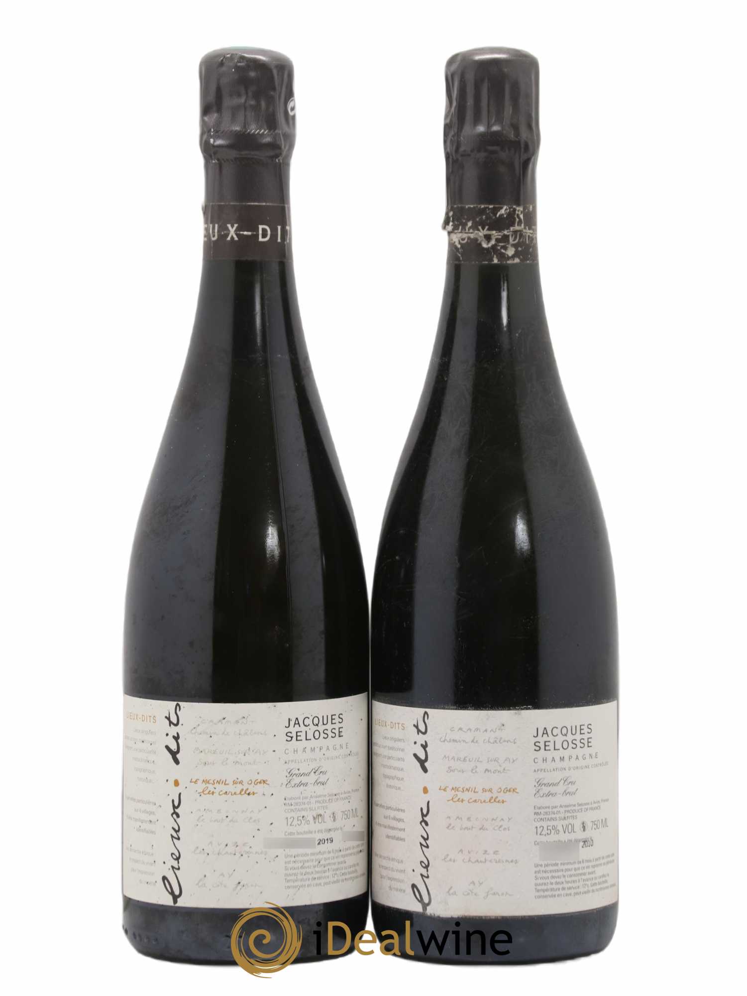 Les Carelles Blanc de Blancs Jacques Selosse - Lot de 2 bouteilles - 0
