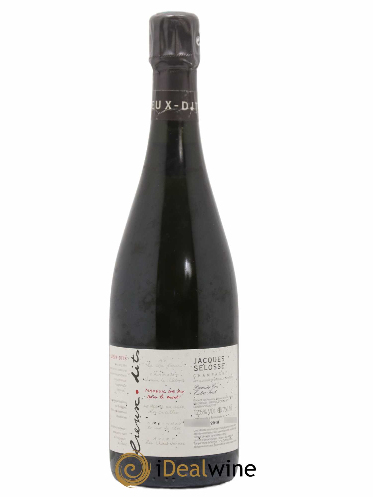 Mareuil sur Ay Sous le Mont Extra-Brut Jacques Selosse - Lot de 1 bouteille - 0