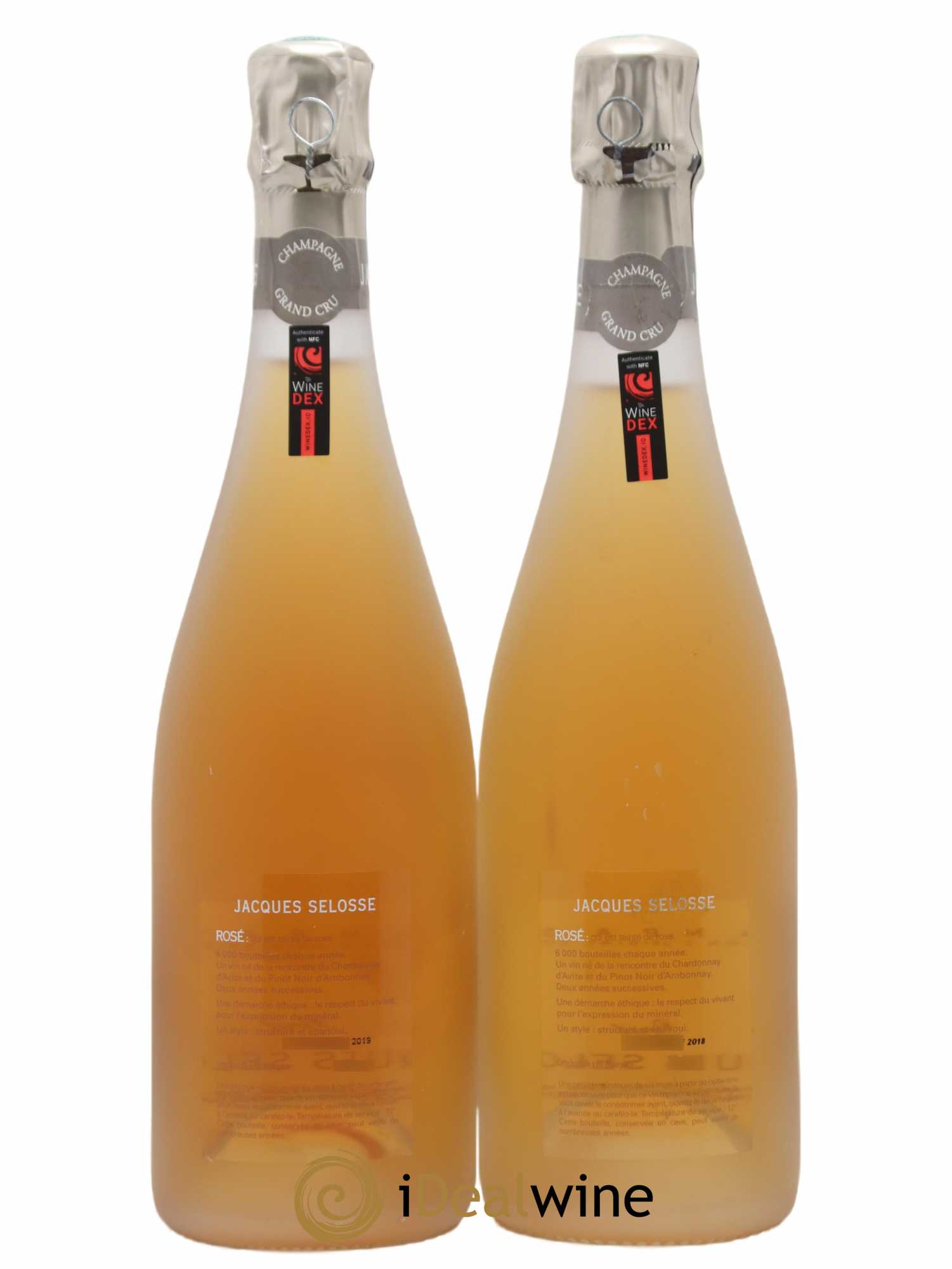 Rosé Brut Jacques Selosse - Lot de 2 bouteilles - 1