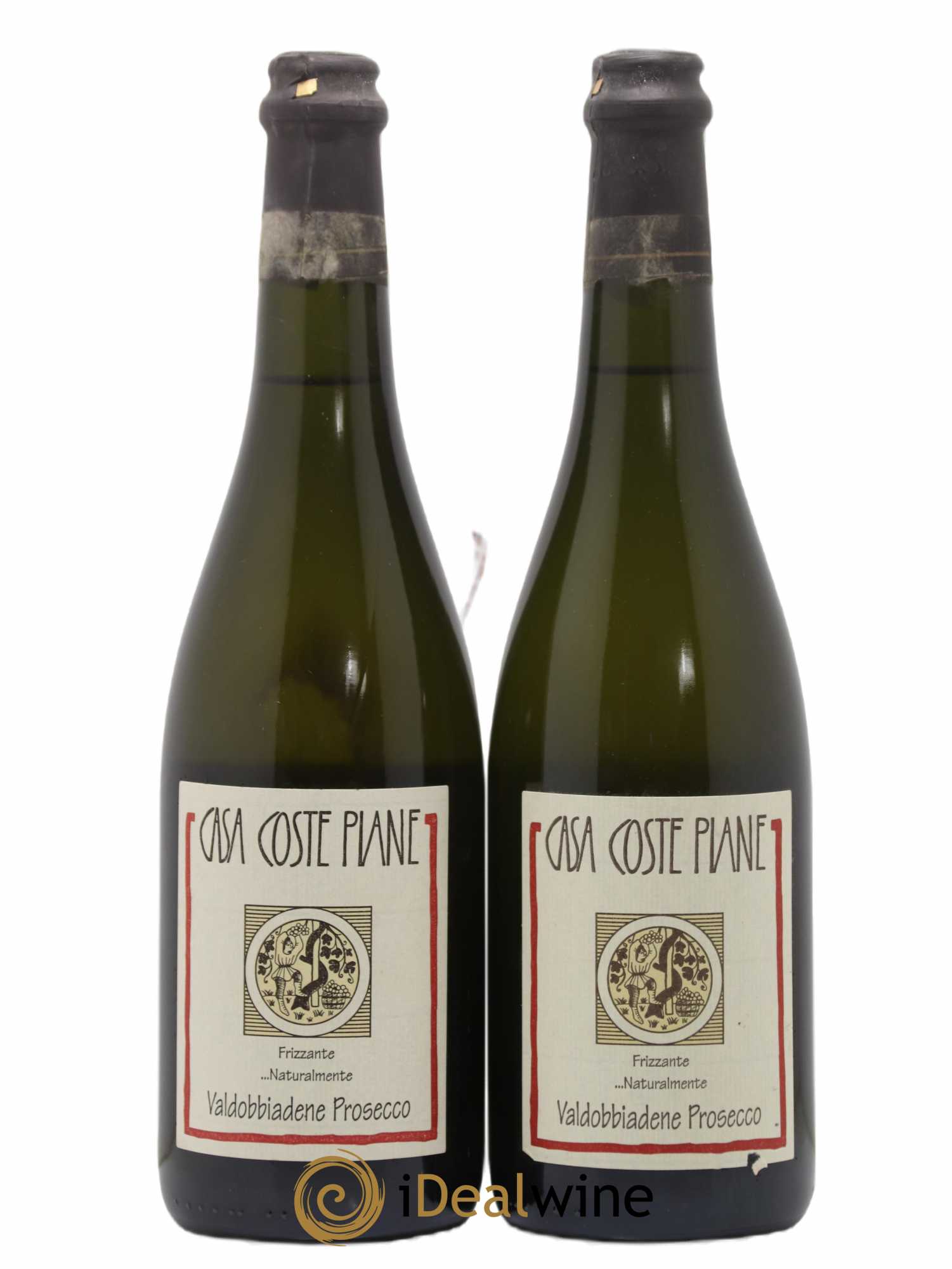 Vénétie Prosecco Valdobbiadene Casa Coste Piane Prosecco di Valdobiadenne Casa Coste Piane Loris Follador - Posten von 2 Flaschen - 0