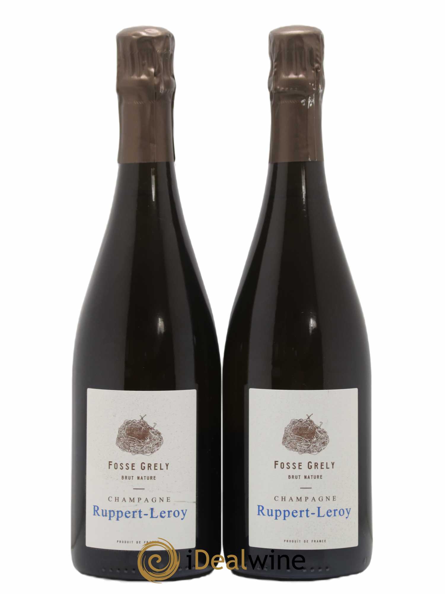 Fosse-Grely Brut Nature Ruppert-Leroy 2017 - Lot de 2 bouteilles - 0