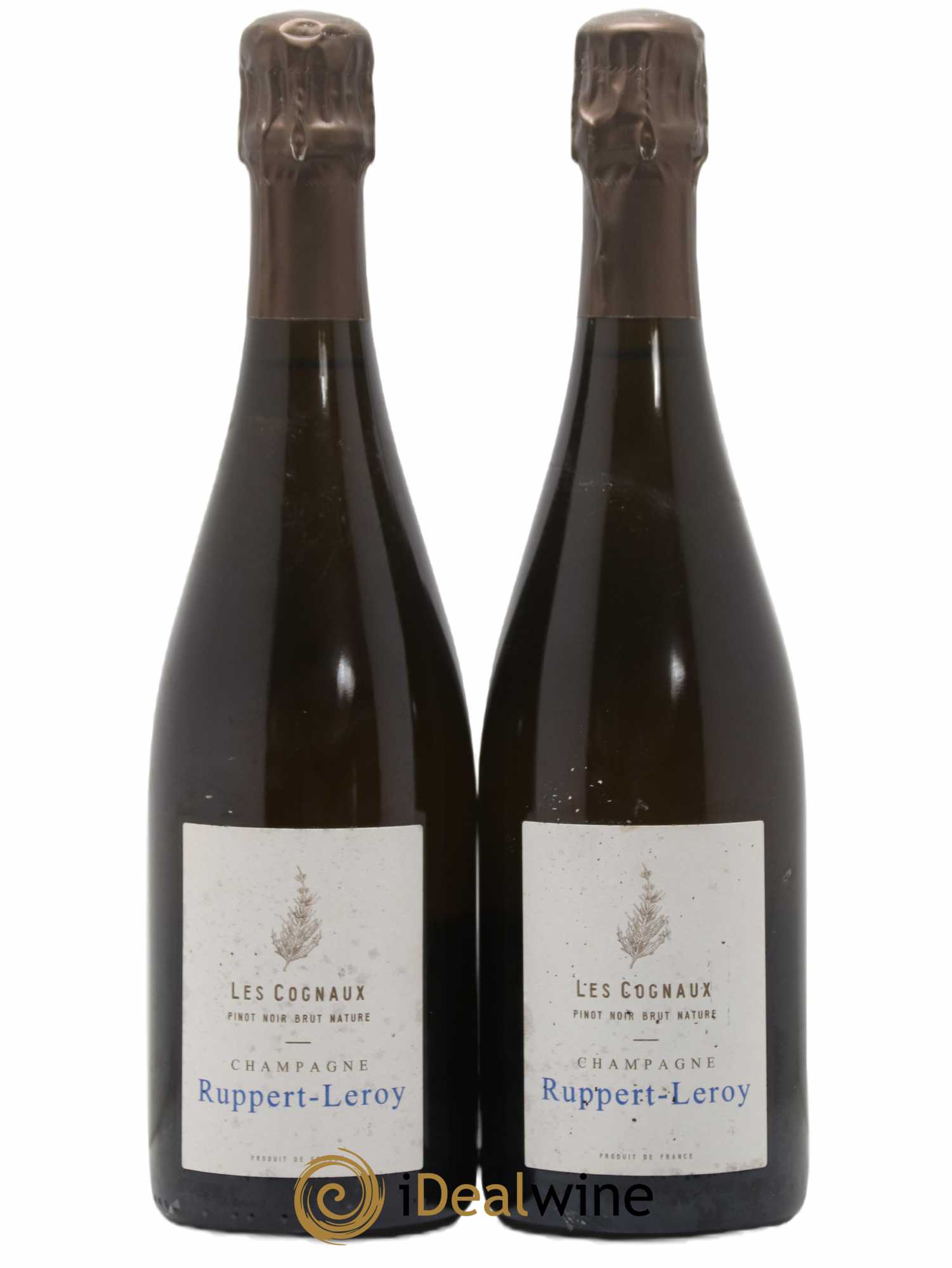 Les Cognaux Brut Nature Ruppert-Leroy 2014 - Lot de 2 bouteilles - 0