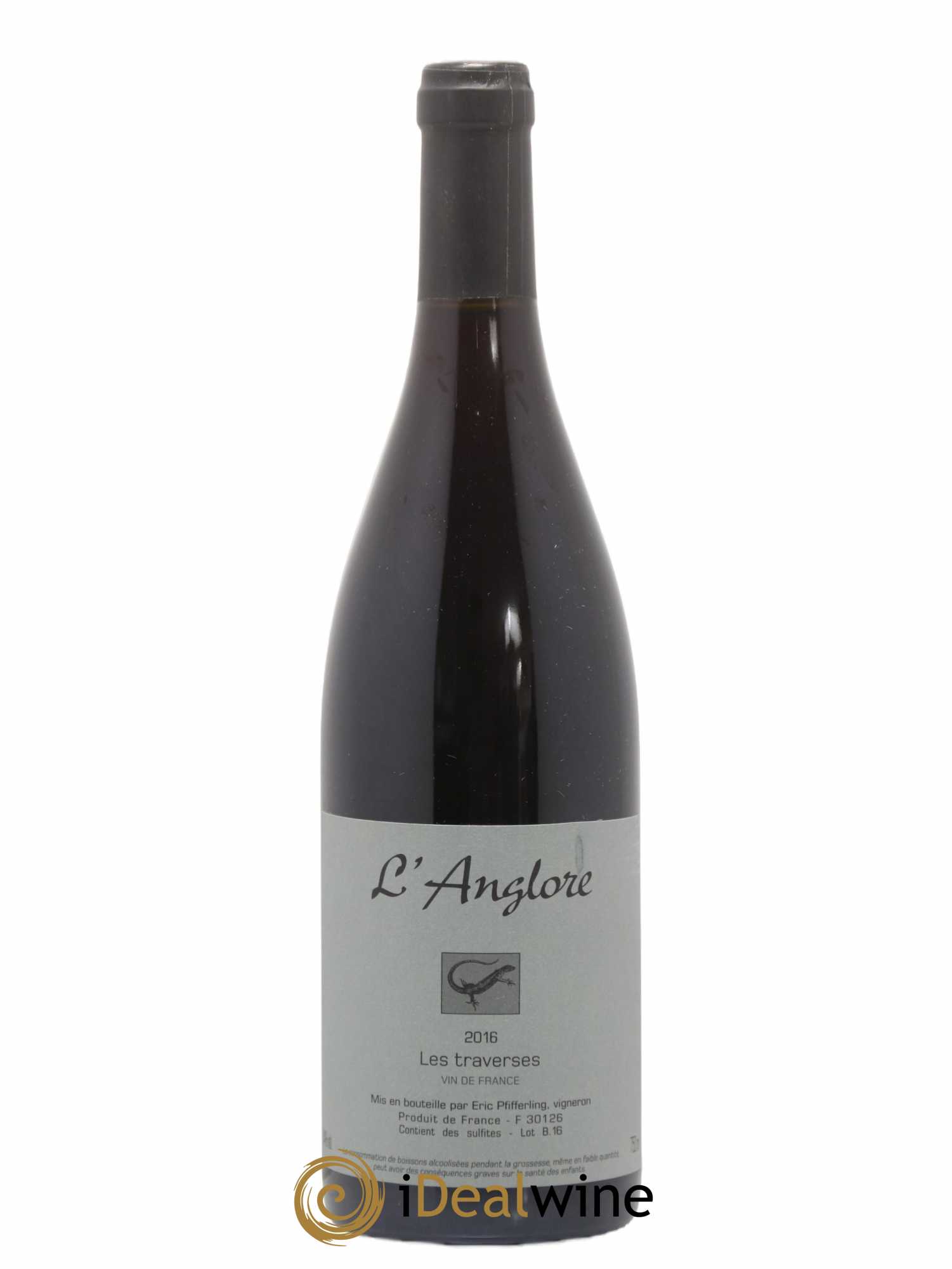 Vin de France Les Traverses L'Anglore 2016 - Lot de 1 bouteille - 0