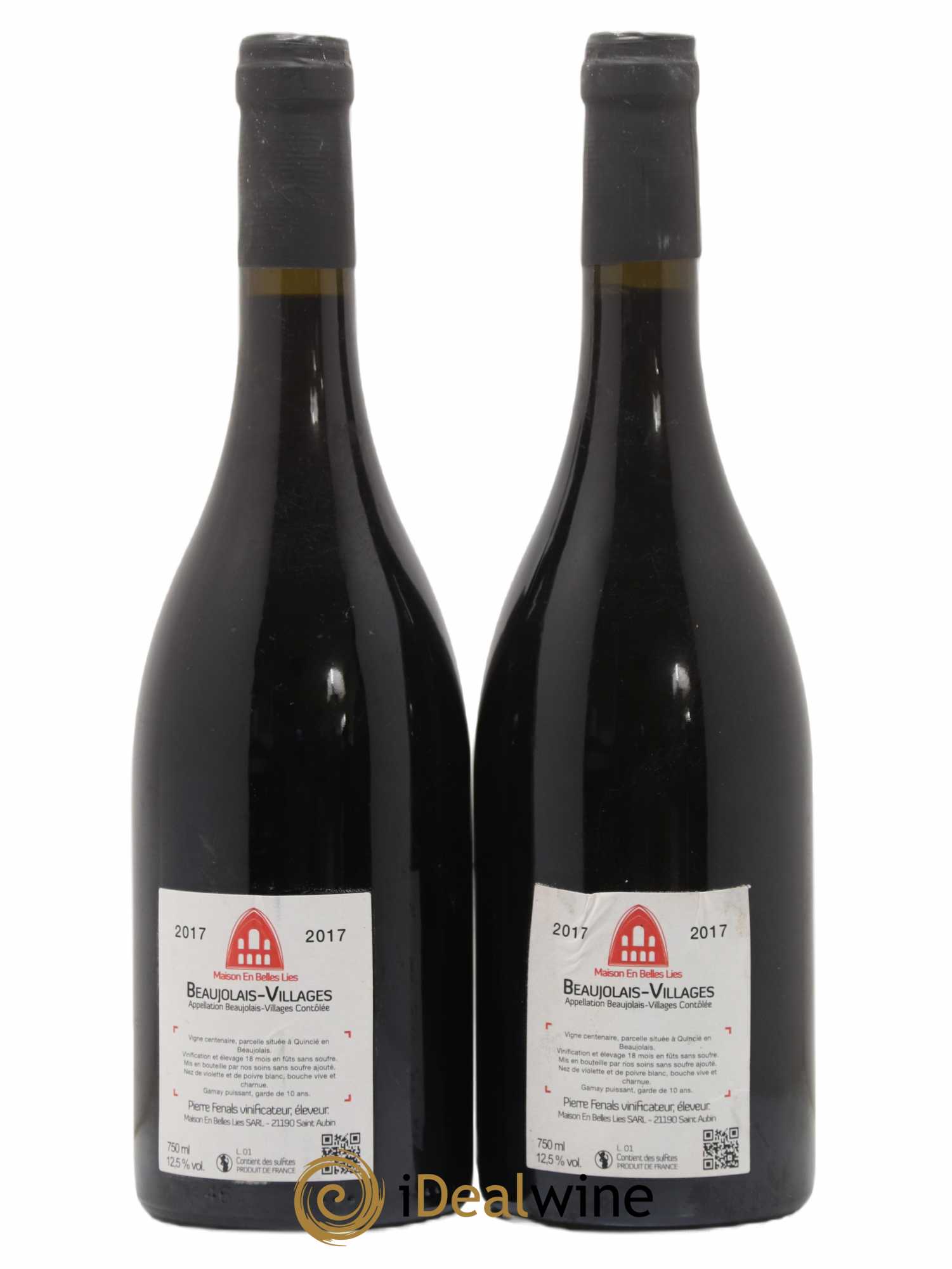 Beaujolais-Villages Maison En Belles Lies 2017 - Lot de 2 bouteilles - 1