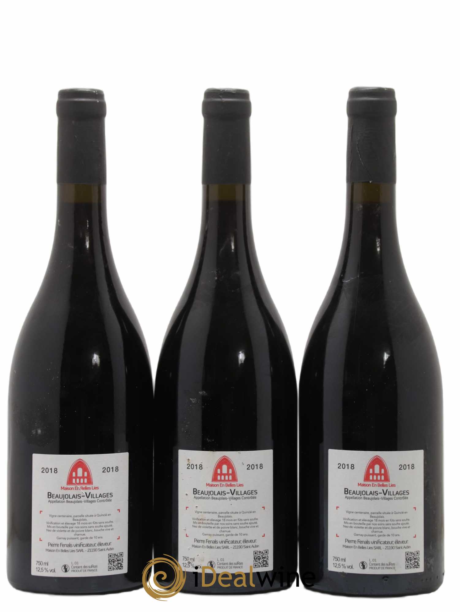 Beaujolais Villages Maison En Belles Lies 2018 - Lot de 3 bouteilles - 1