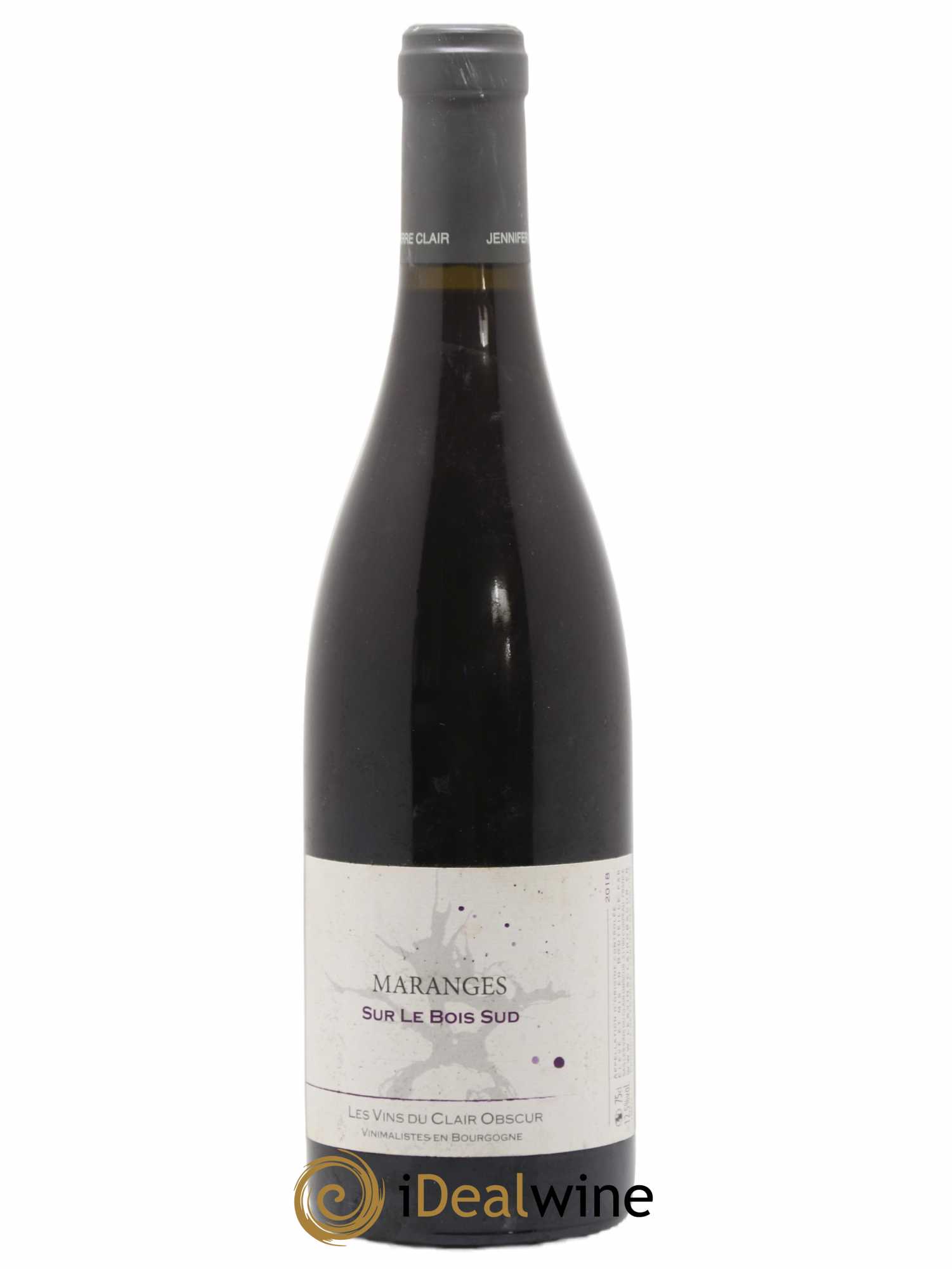 Maranges Sur Le Bois Sud Domaine Clair Obscur 2018 - Posten von 1 Flasche - 0