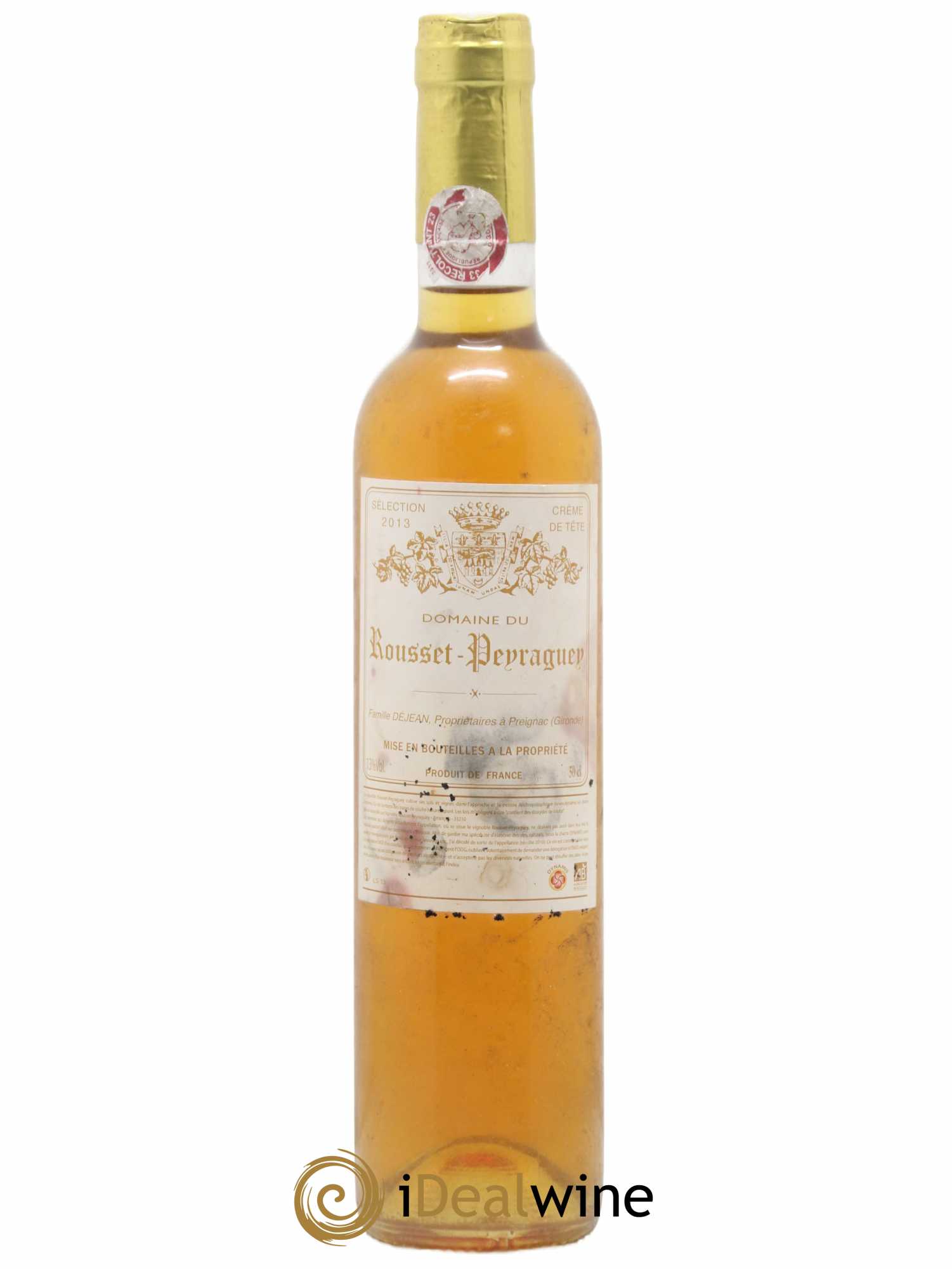Rousset Peyraguey Creme de Tete 50cl 2013 - Posten von 1 Flasche - 0