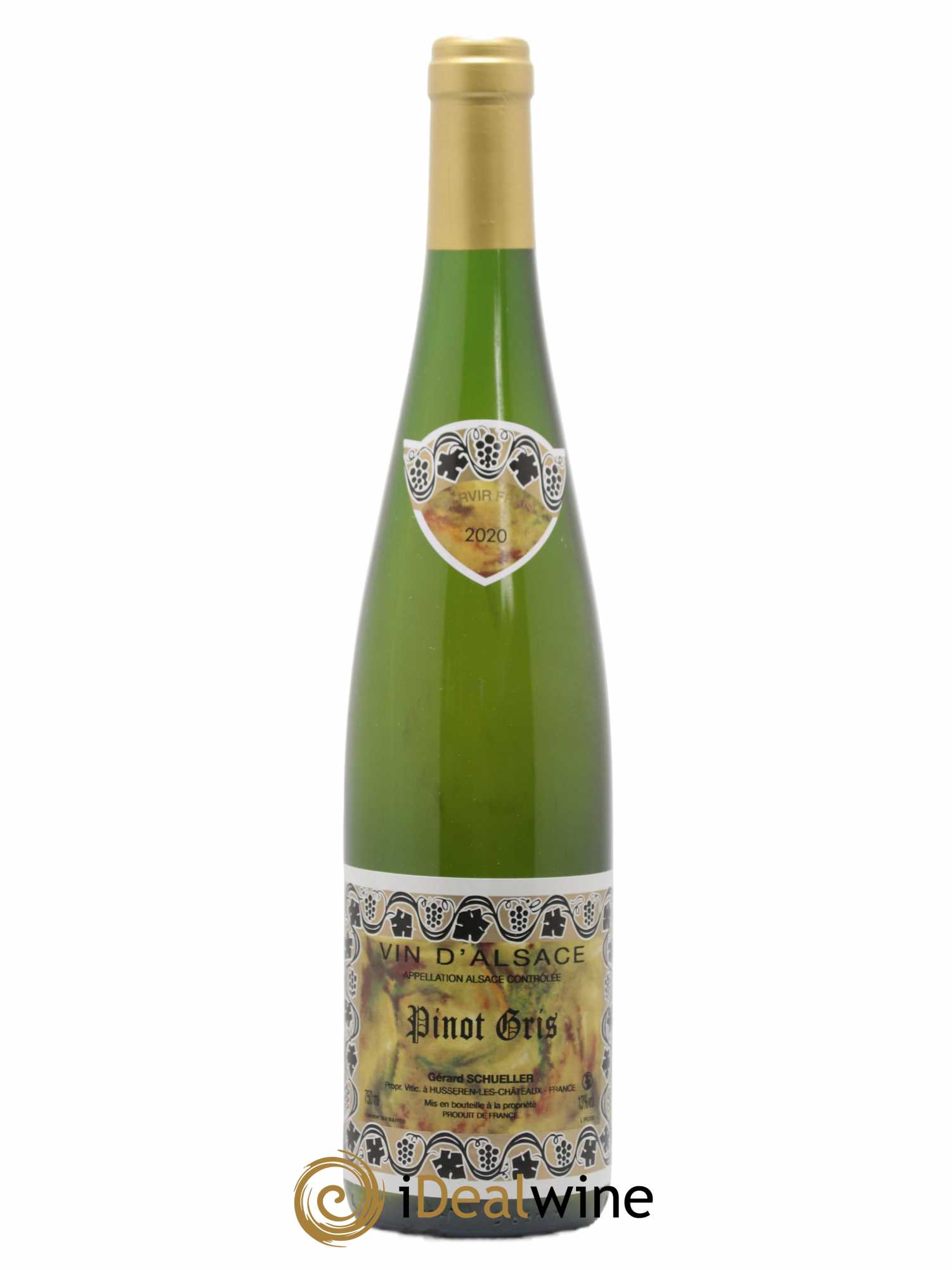 Alsace Pinot Gris (Tokay) Gérard Schueller (Domaine) Les Châteaux 2020 - Posten von 1 Flasche - 0