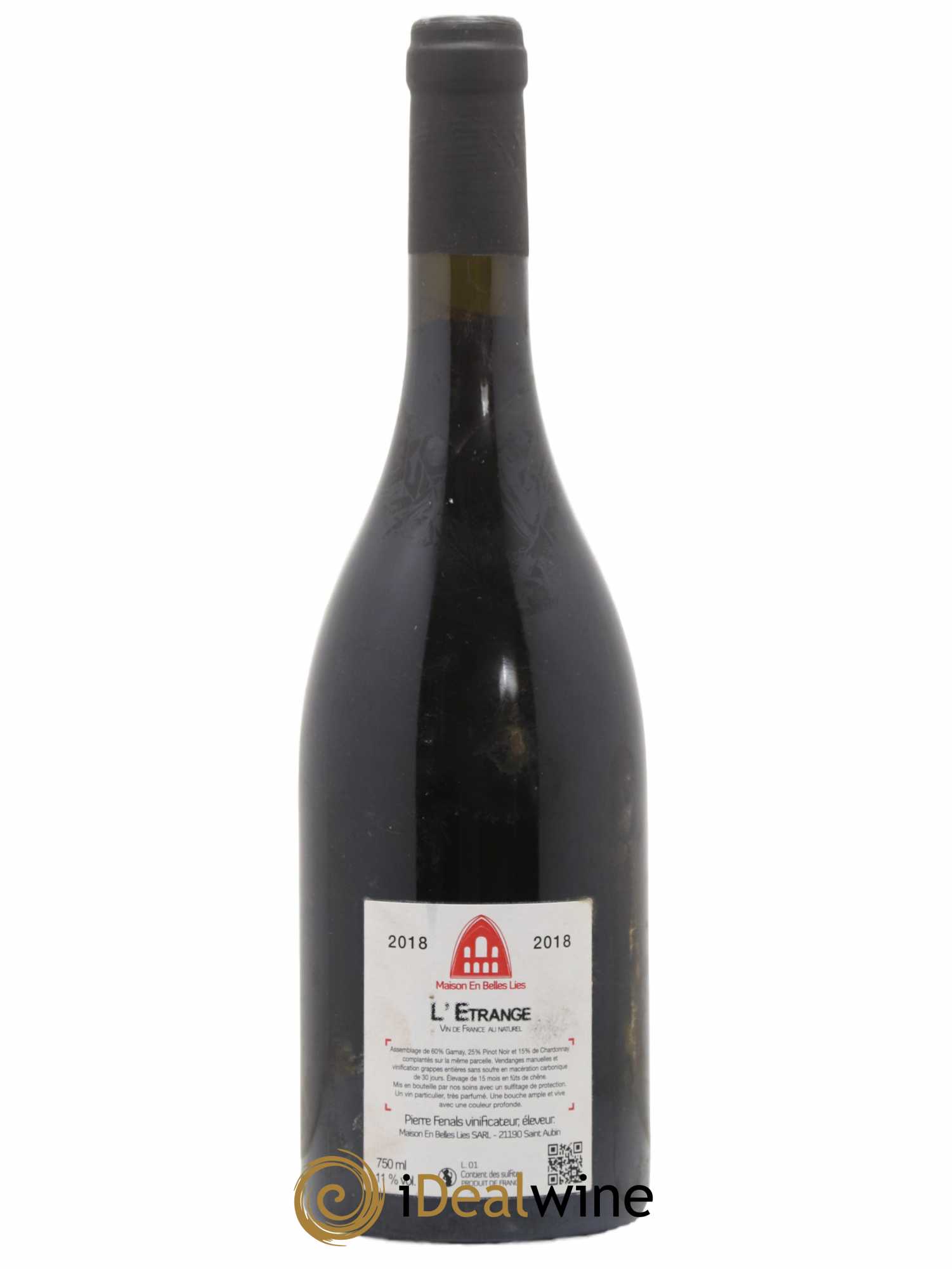 Vin de France L'Etrange Maison En Belles Lies L'Etrange Maison En Belles Lies 2018 - Lot de 1 bouteille - 1