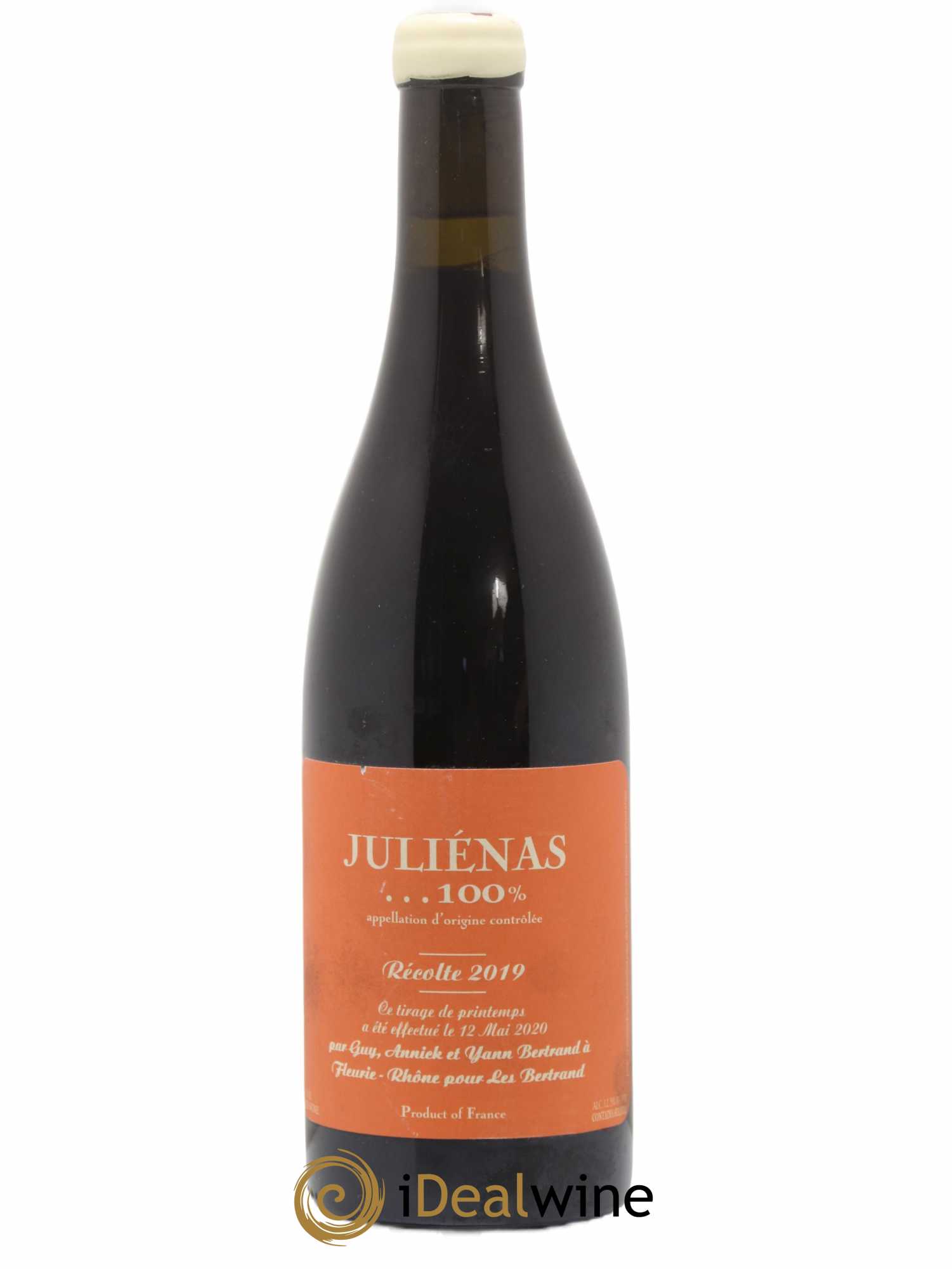 Juliénas 100% Domaine Les Bertrand 2019 - Posten von 1 Flasche - 0