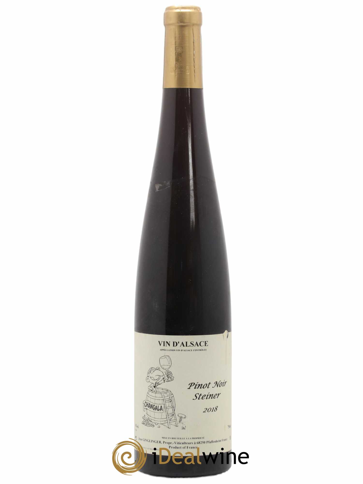 Alsace Steiner Domaine J. Gingingler (sans prix de réserve) 2018 - Posten von 1 Flasche - 0