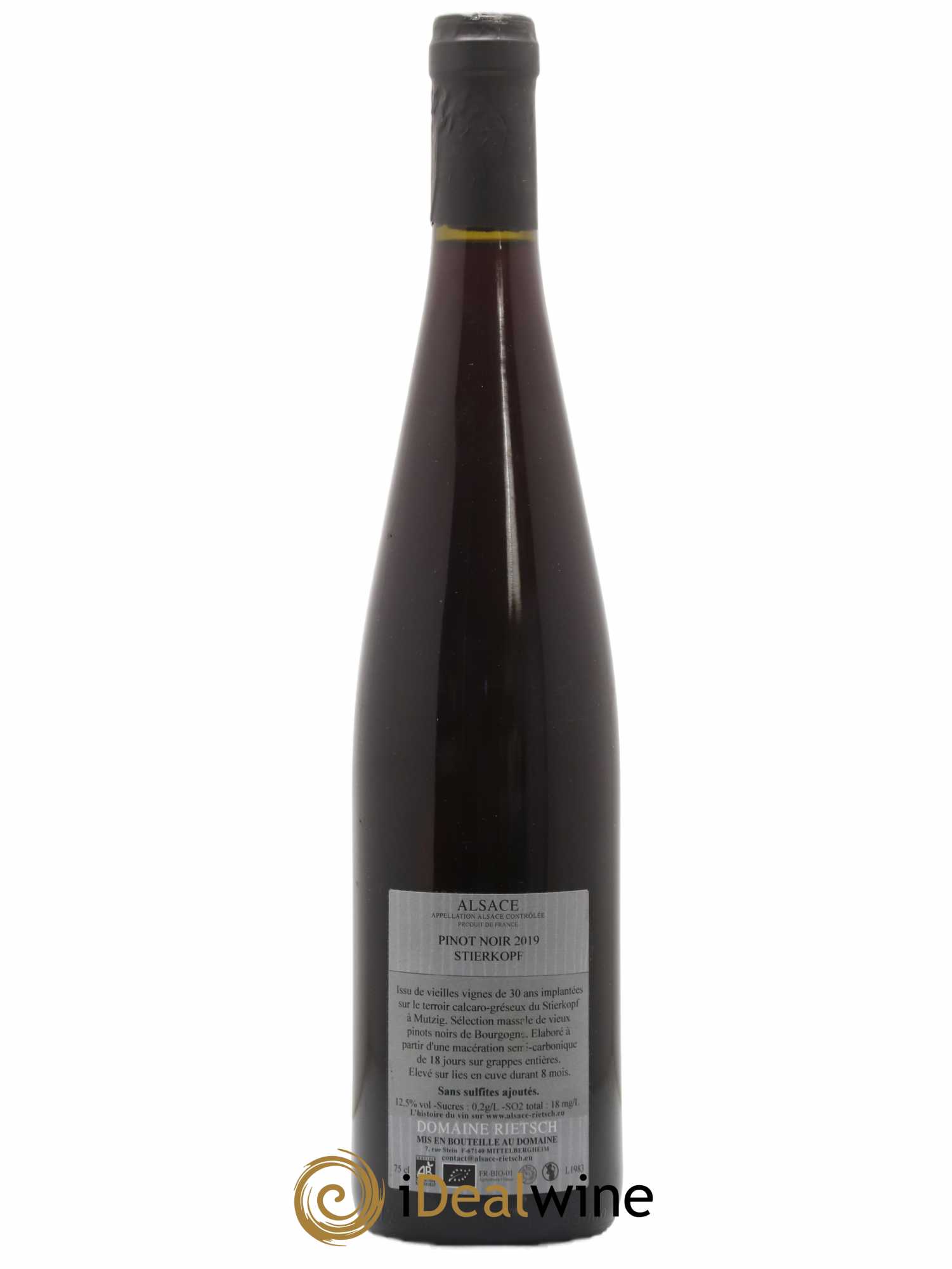 Alsace Stierkopf Domaine Rietsch (no reserve) 2019 - Lot of 1 bottle - 1