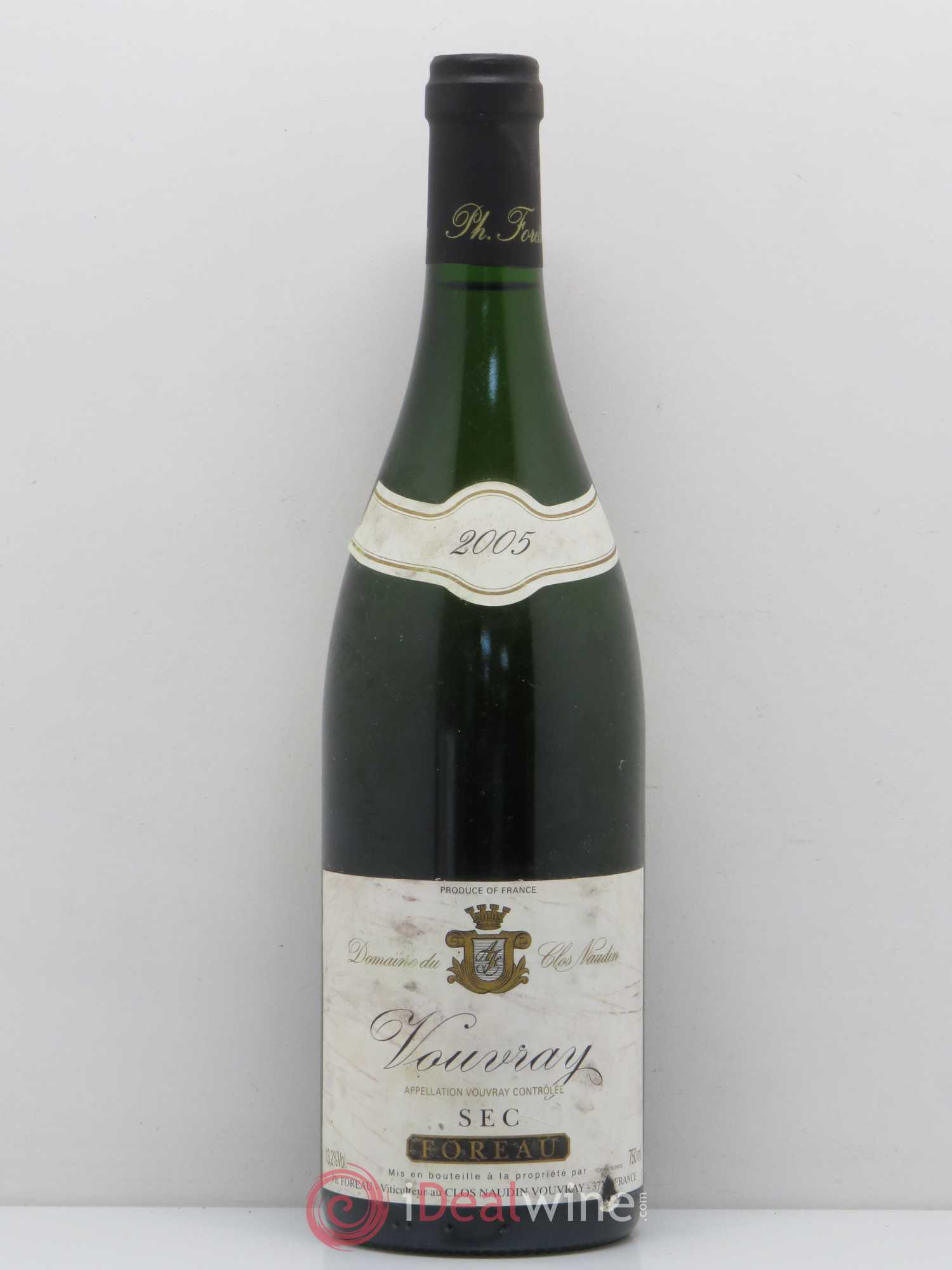 Vouvray Sec Clos Naudin - Philippe Foreau 2005 - Lot de 1 bouteille - 0