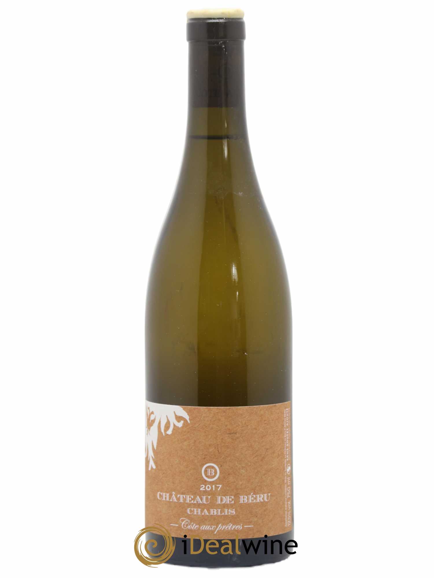 Chablis Côte aux prêtres Château de Béru 2017 - Lot de 1 bouteille - 0