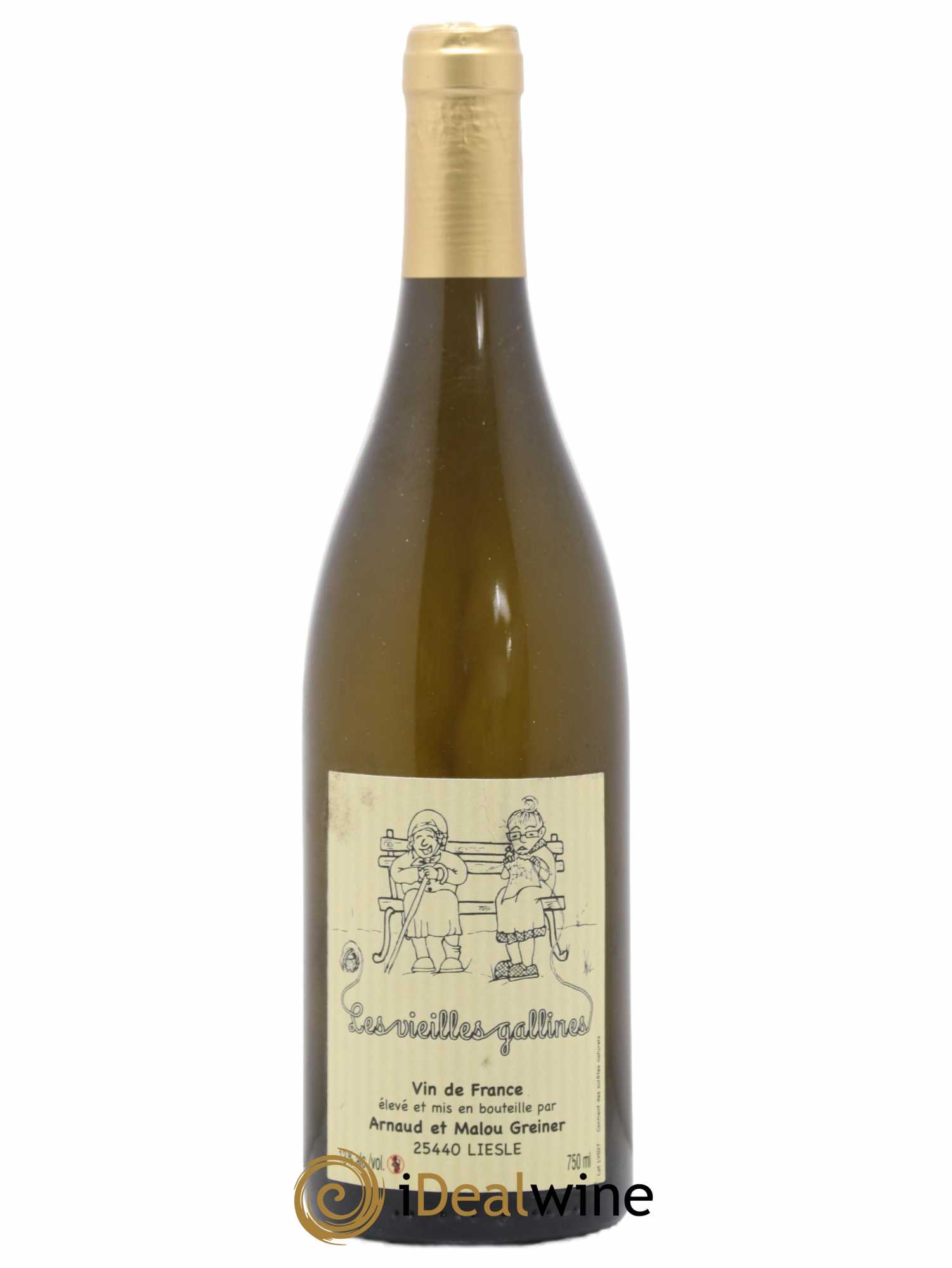 Vin de France Les Vieilles Galines Arnaud & Malou Greiner Lulu Domaine Nicolas Renard 2017 - Lot de 1 bouteille - 0