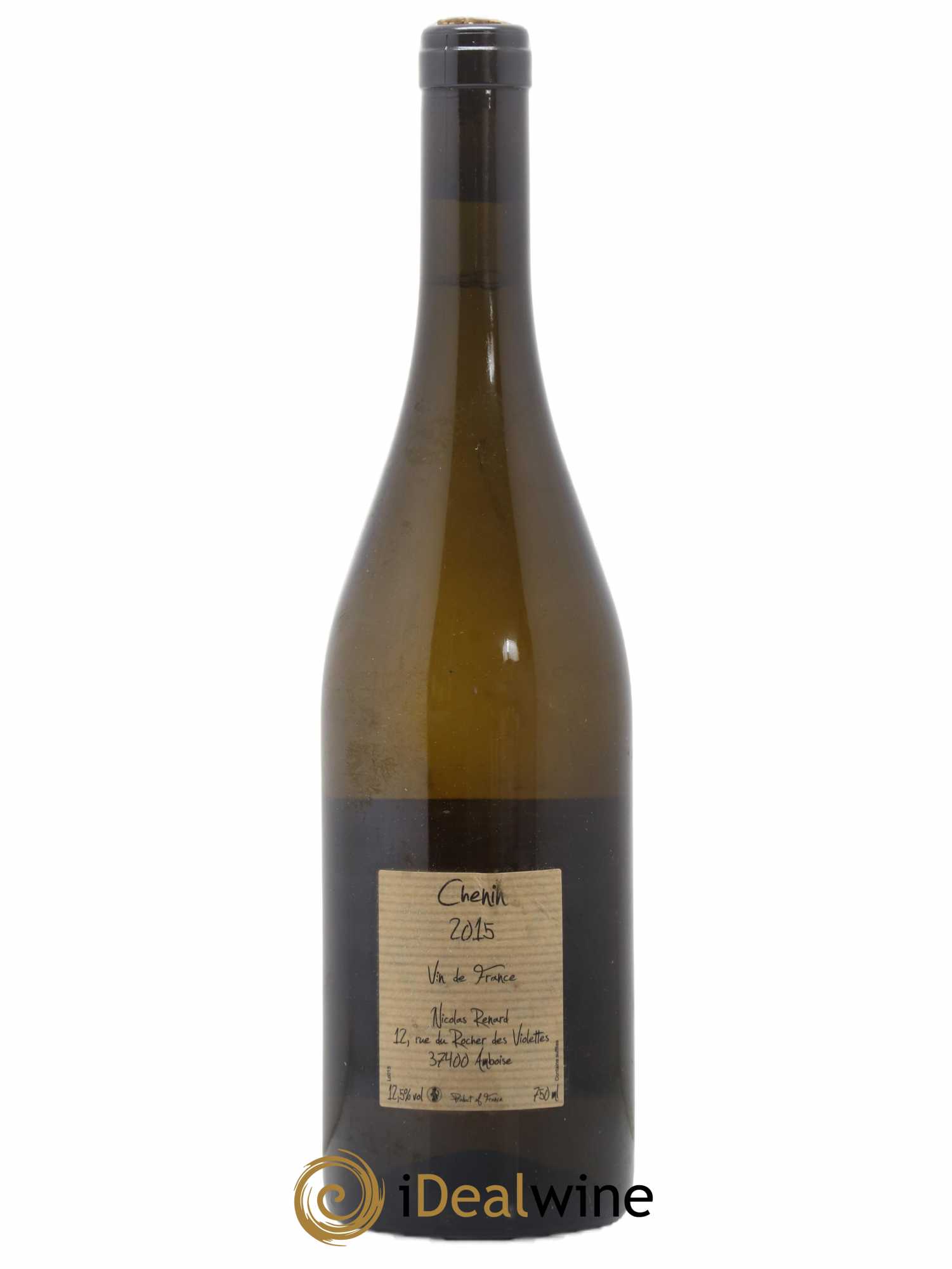 Vin de France Lulu chenin Domaine Nicolas Renard 2015 - Lot de 1 bouteille - 1