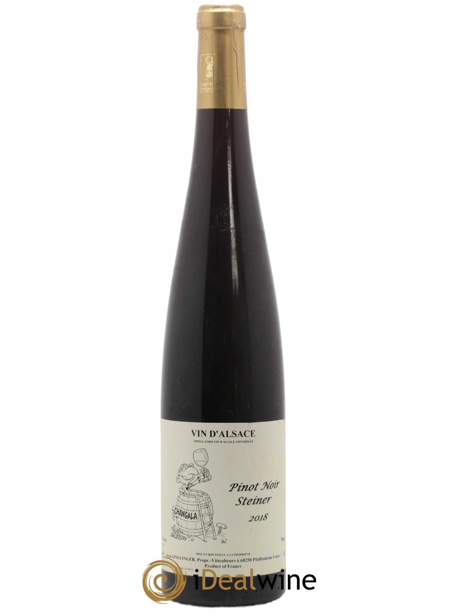 Alsace Steiner Domaine J. Gingingler (sans prix de réserve) 2018 - Lotto di 1 bottiglia - 0