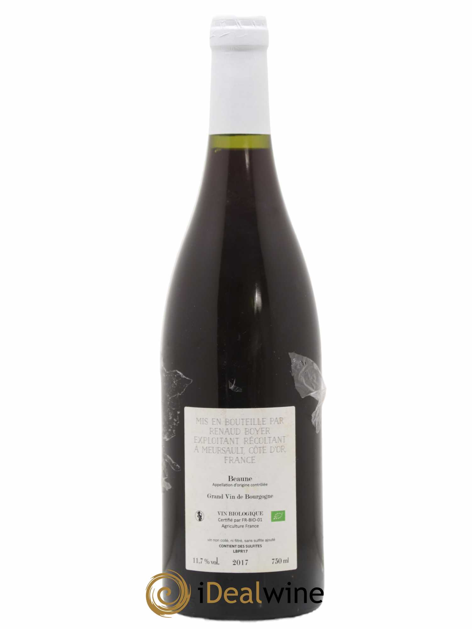 Beaune Les Prévolles Renaud Boyer 2017 - Lot de 1 bouteille - 1