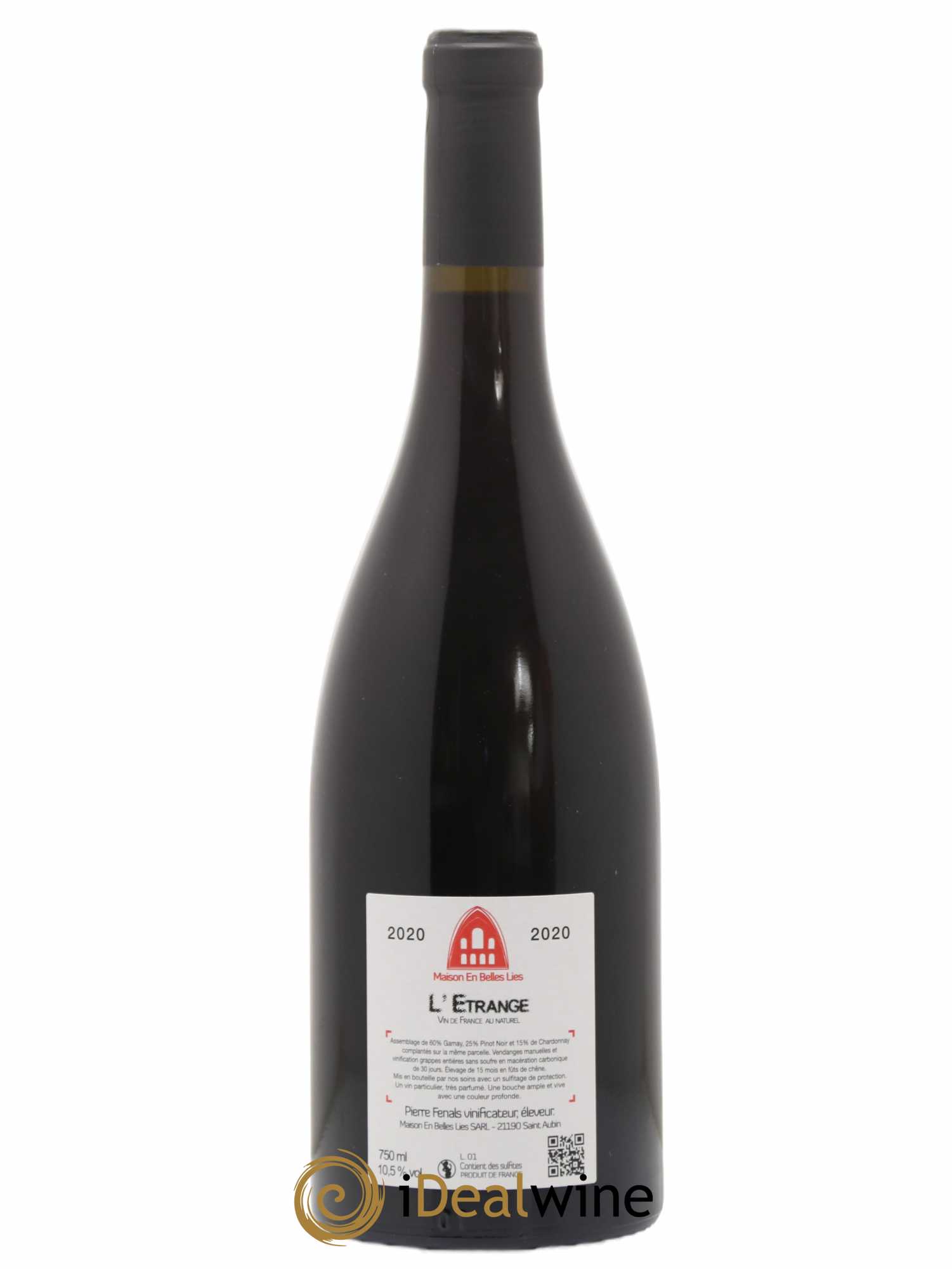 Vin de France L'Etrange Maison En Belles Lies L'Etrange Maison En Belles Lies 2020 - Posten von 1 Flasche - 1
