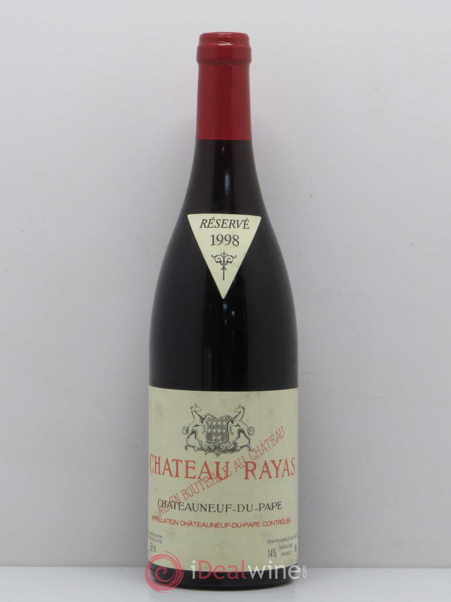 Châteauneuf-du-Pape Château Rayas Emmanuel Reynaud 1998 - Lot de 1 bouteille - 0