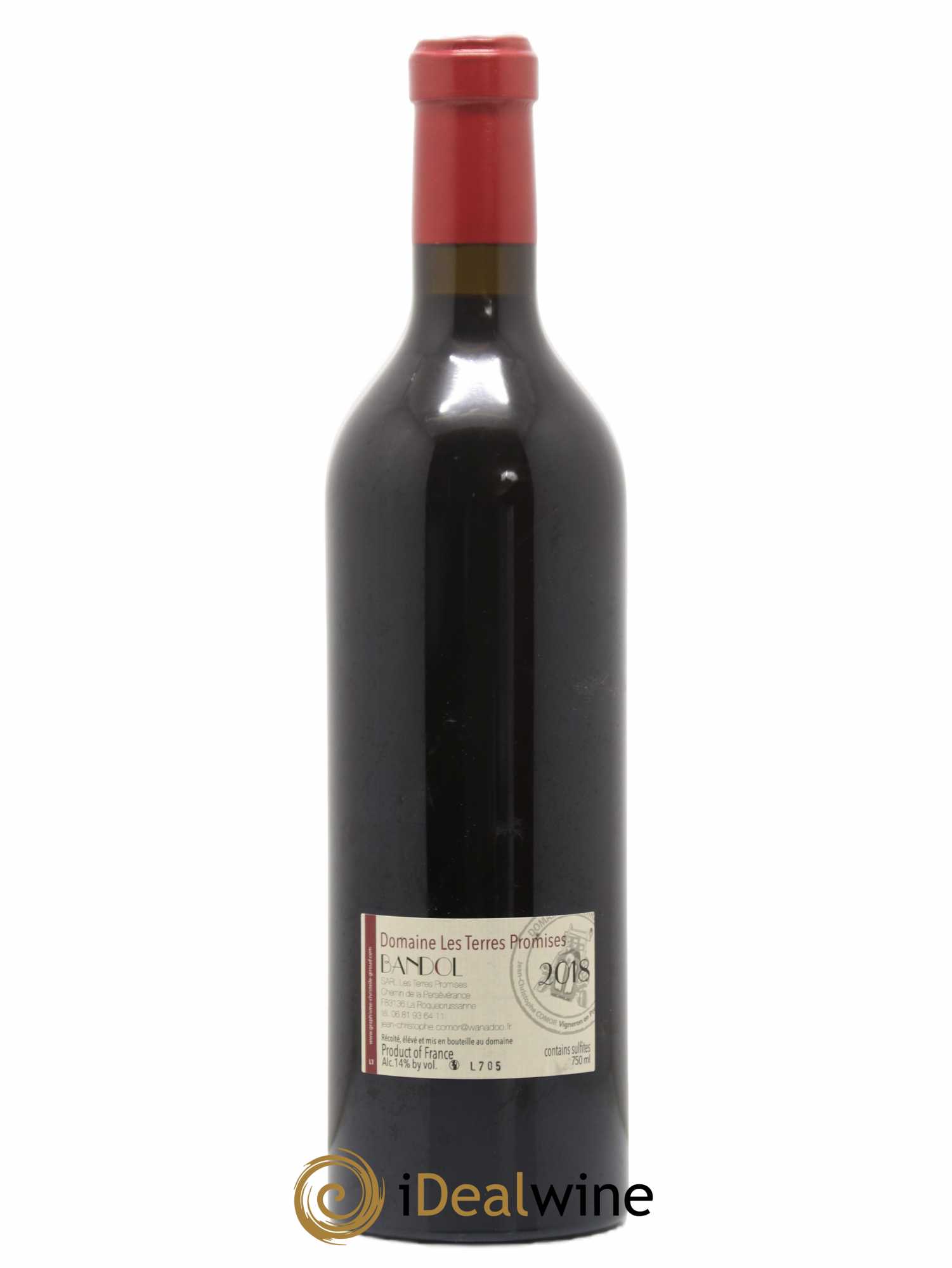 Bandol L'Amourvèdre Les Terres Promises Armourvedre Domaine Des Terres Promises 2018 - Posten von 1 Flasche - 1