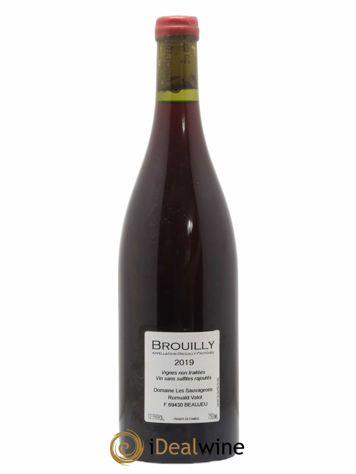 Brouilly Biosophiste Domaine Les Sauvageons Romuald Valot 2019 - Posten von 1 Flasche - 1