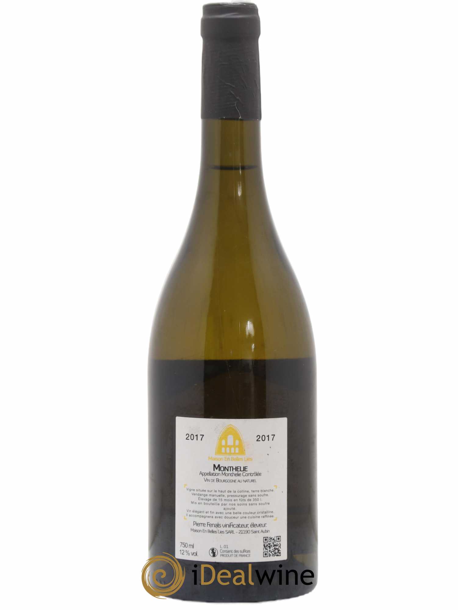 Monthélie Maison En Belles Lies 2017 - Lot de 1 bouteille - 1