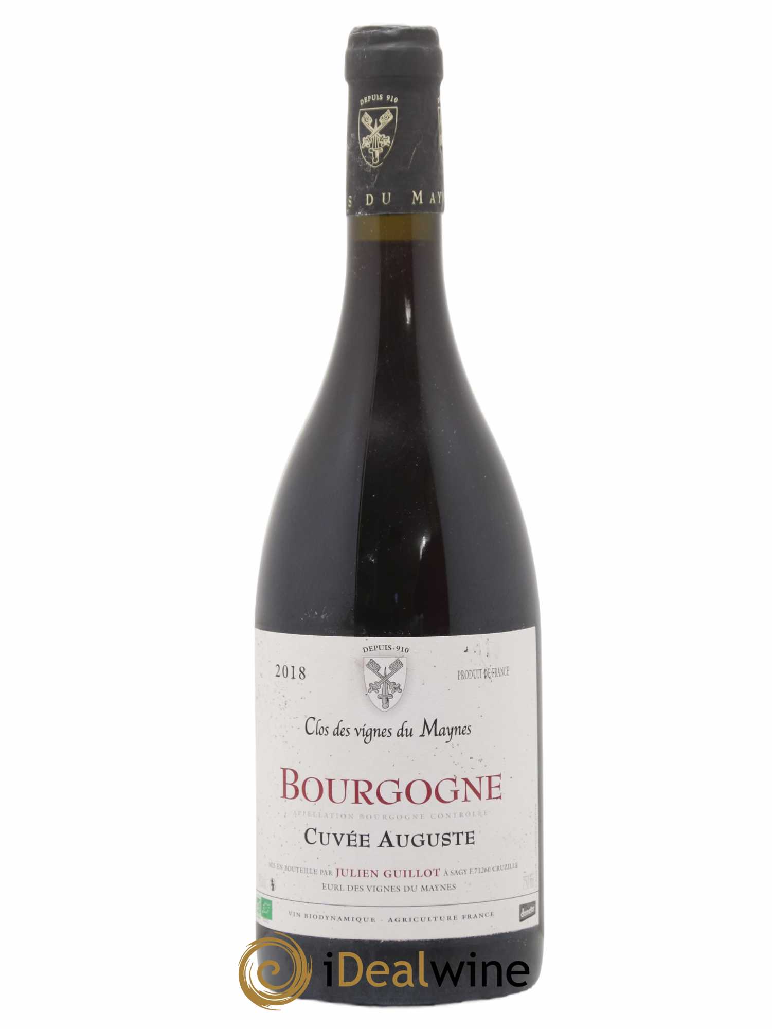 Bourgogne Cuvée Auguste Les Vignes du Maynes 2018 - Lot de 1 bouteille - 0