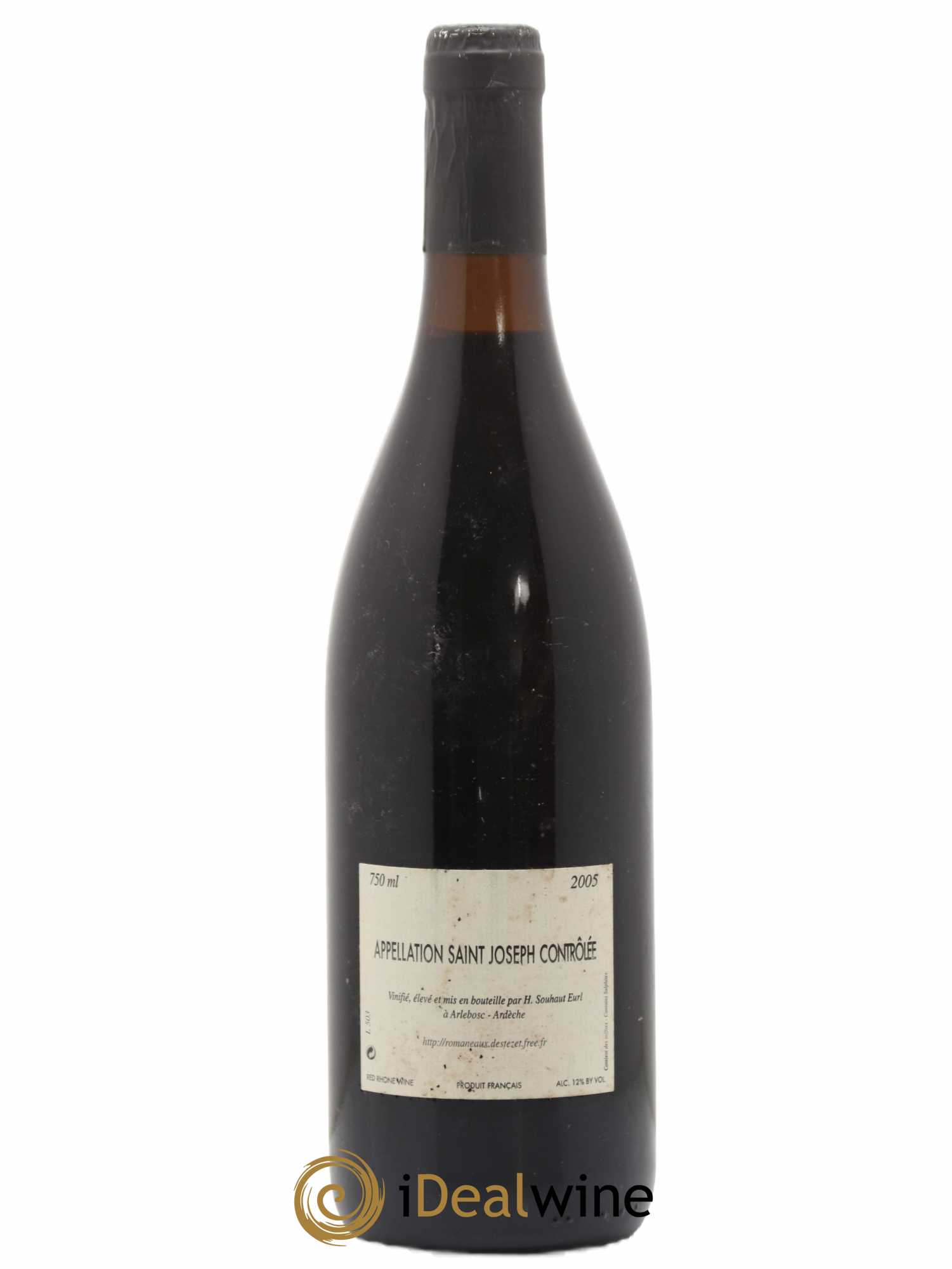 Saint-Joseph Sainte Epine Hervé Souhaut - Domaine Romaneaux-Destezet 2005 - Lot de 1 bouteille - 1