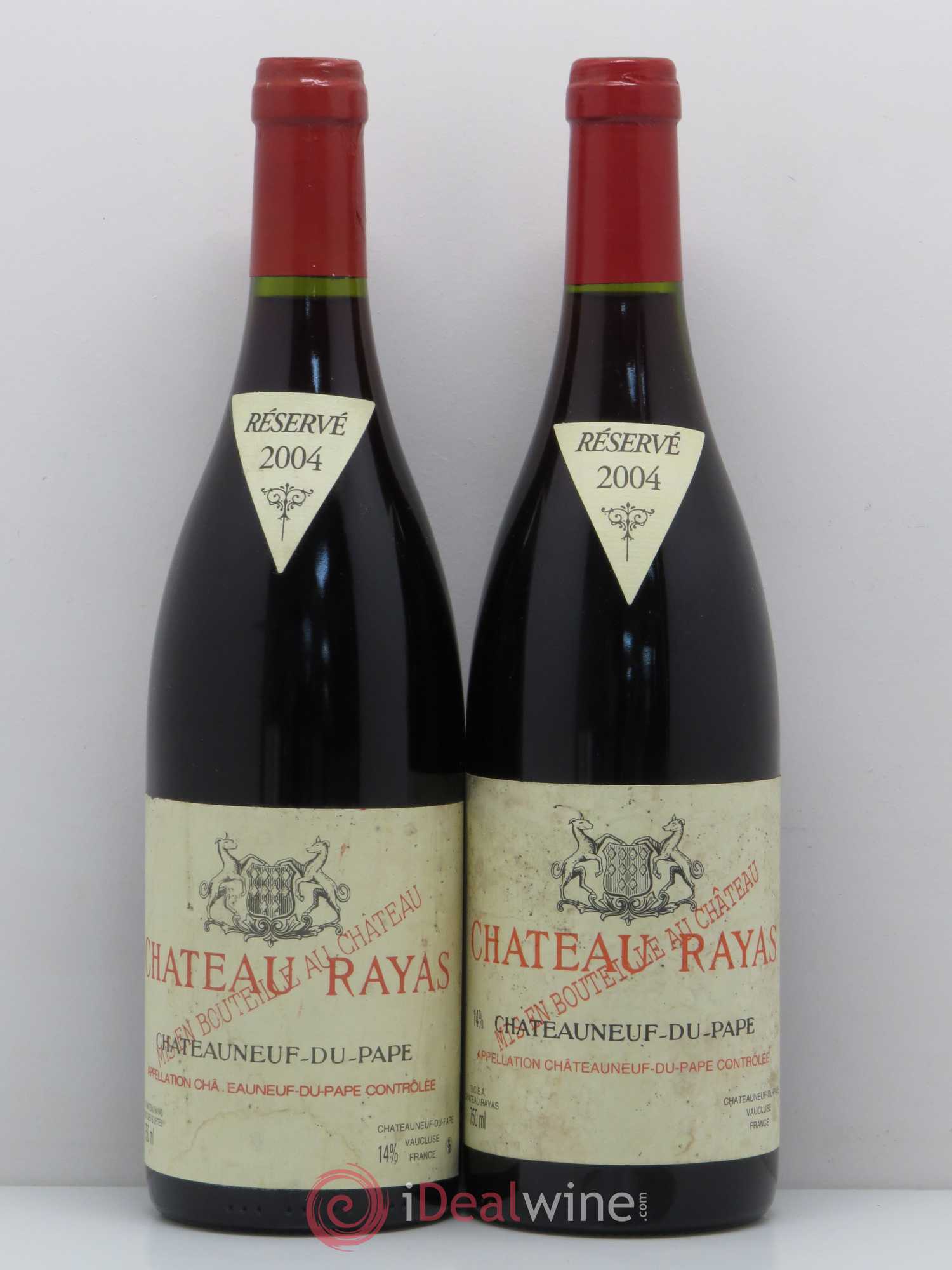 Châteauneuf-du-Pape Château Rayas Emmanuel Reynaud 2004 - Lot de 2 bouteilles - 0