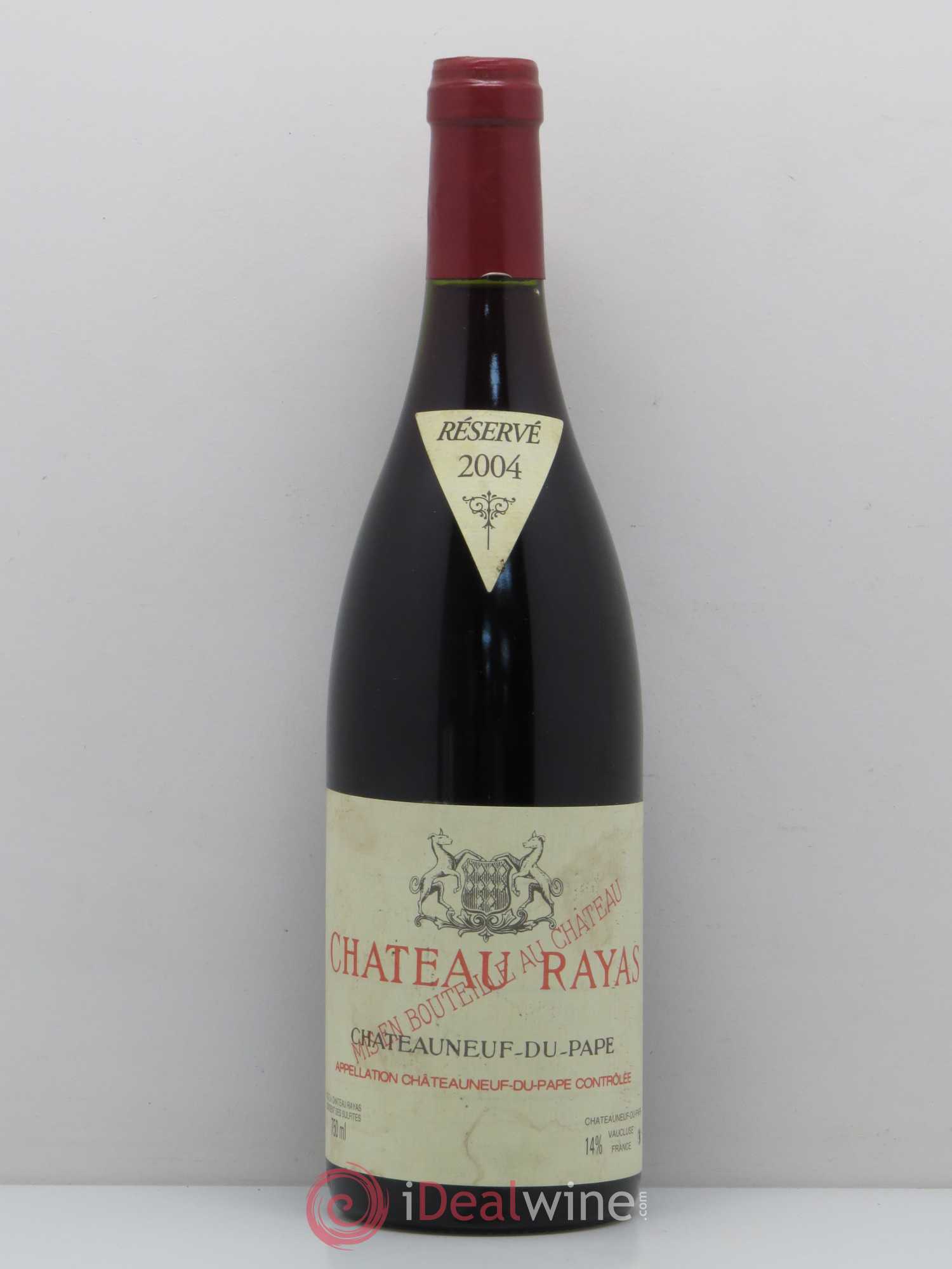 Châteauneuf-du-Pape Château Rayas Emmanuel Reynaud 2004 - Lot de 1 bouteille - 0