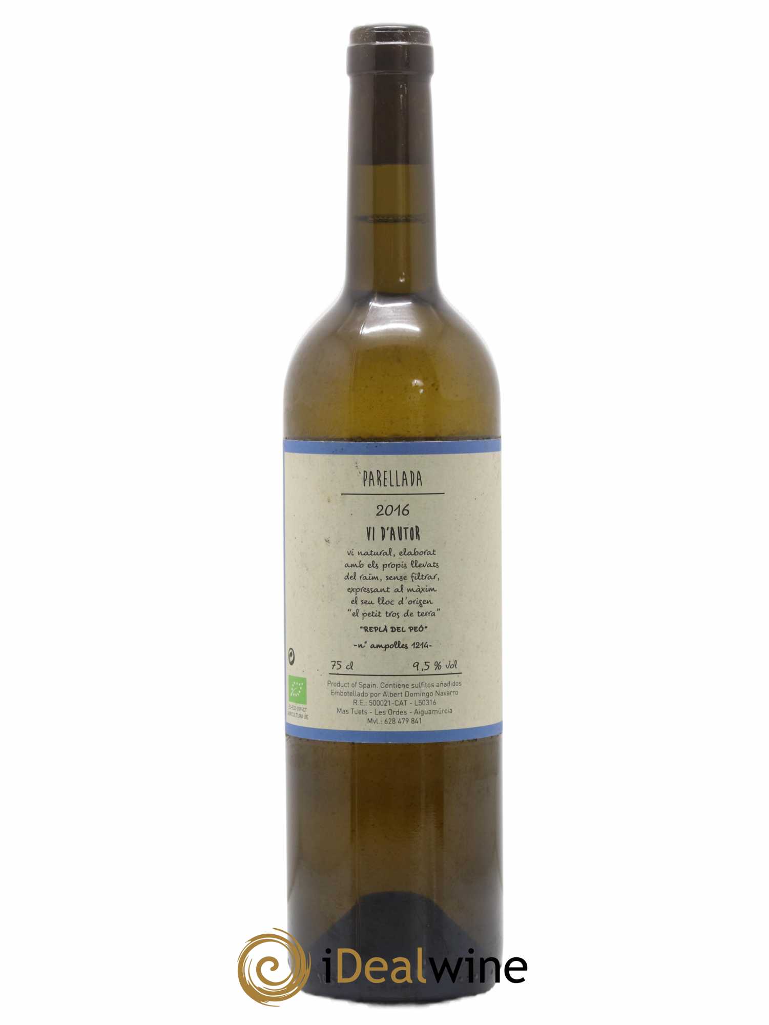 Espagne Parellada Mas Tuets Albert Domingo Navarro 2016 - Posten von 1 Flasche - 1