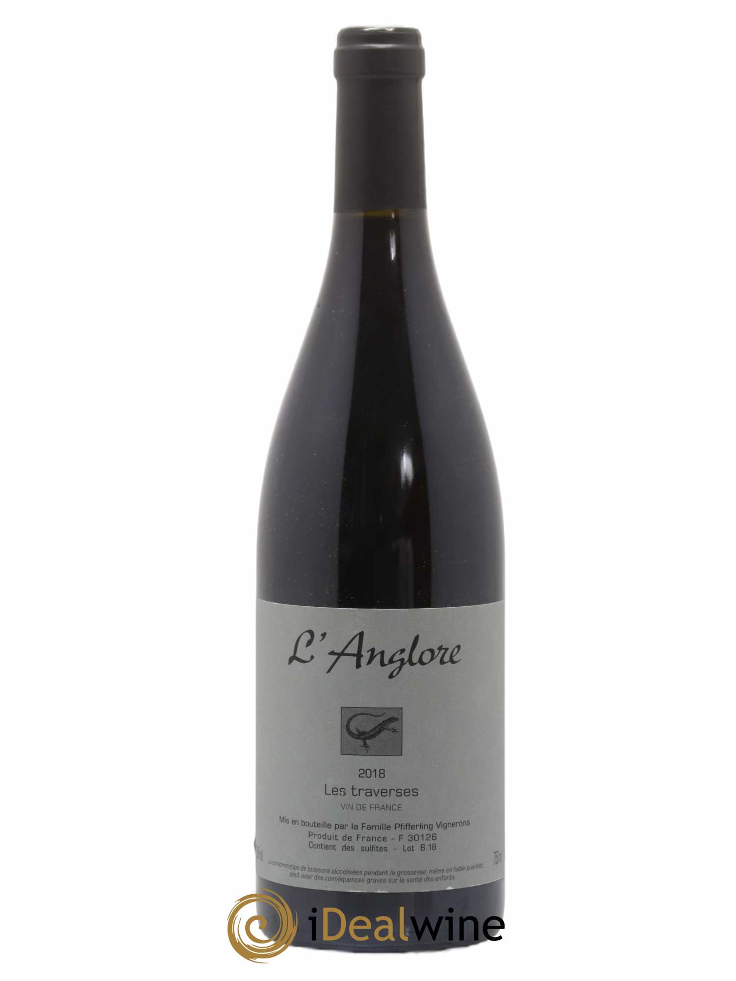 Vin de France Les Traverses L'Anglore 2018 - Lot de 1 bouteille - 0