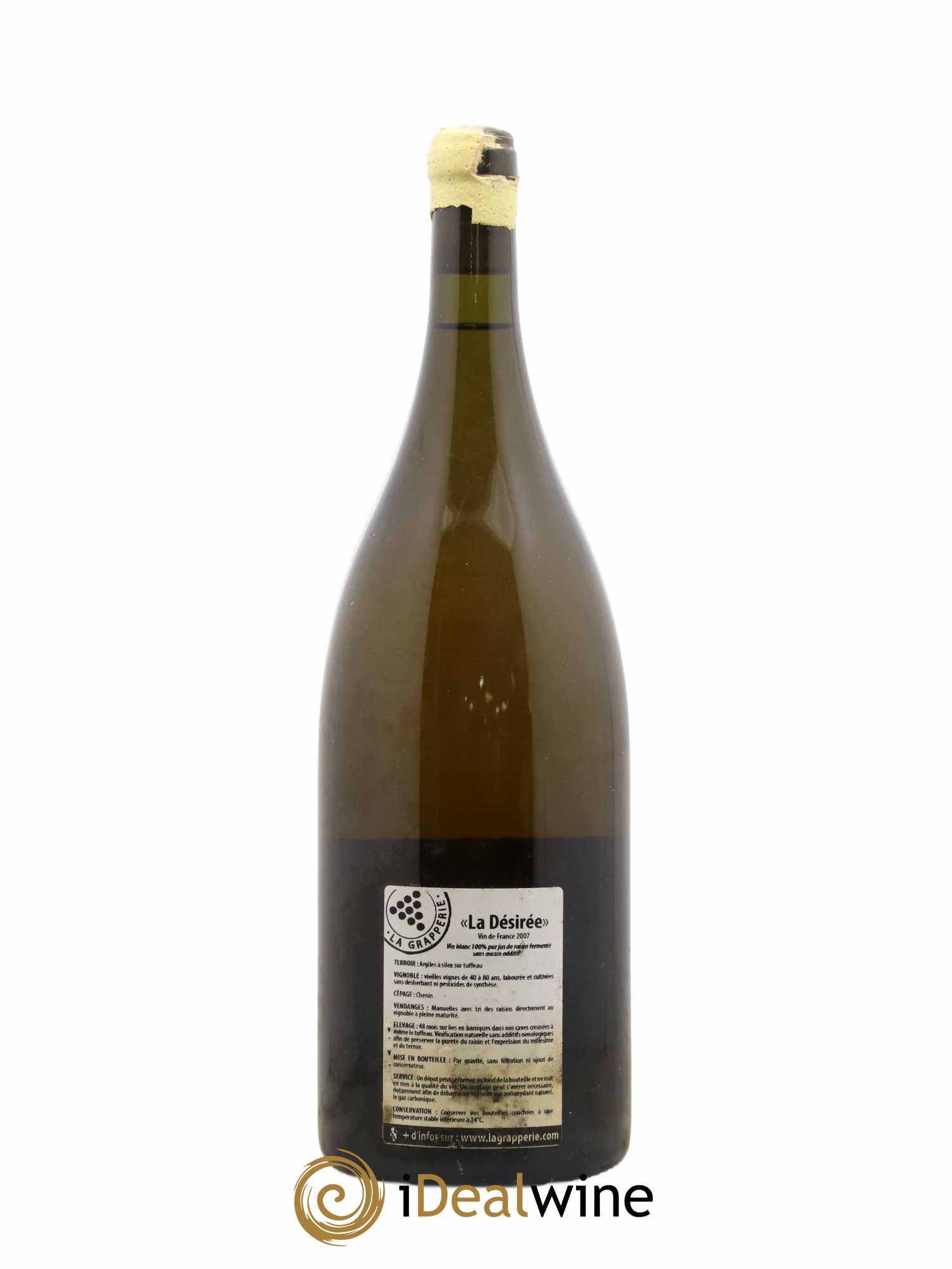 Vin de France La Désirée La Grapperie 2007 - Lot de 1 magnum - 1
