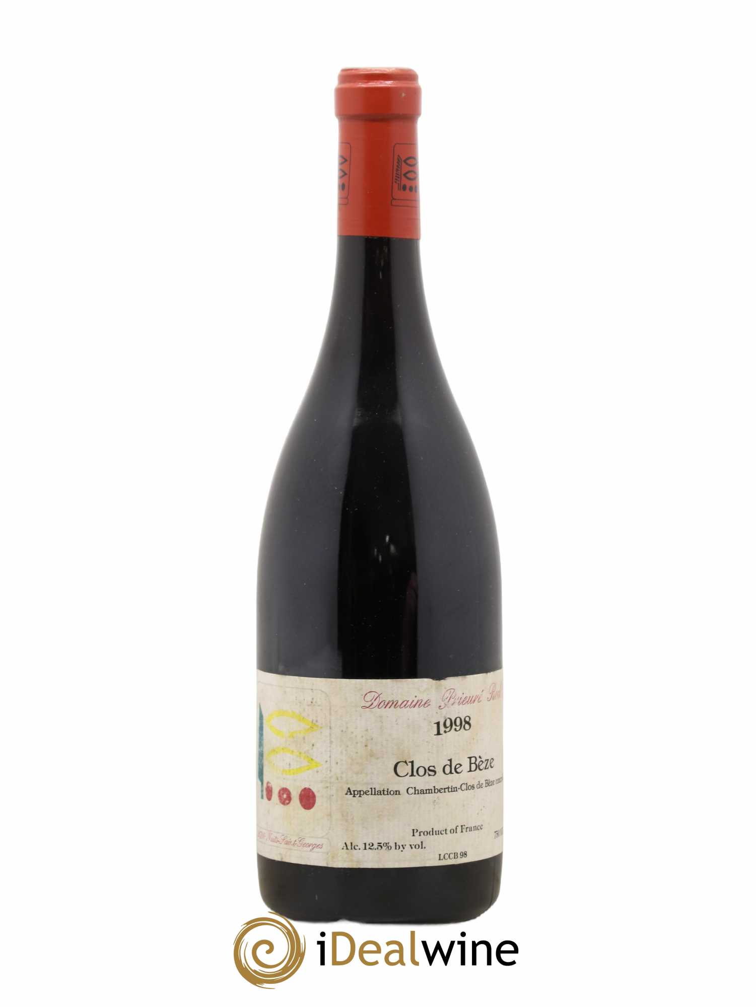 Chambertin Clos de Bèze Grand Cru Prieuré Roch 1998 - Lot de 1 bouteille - 0