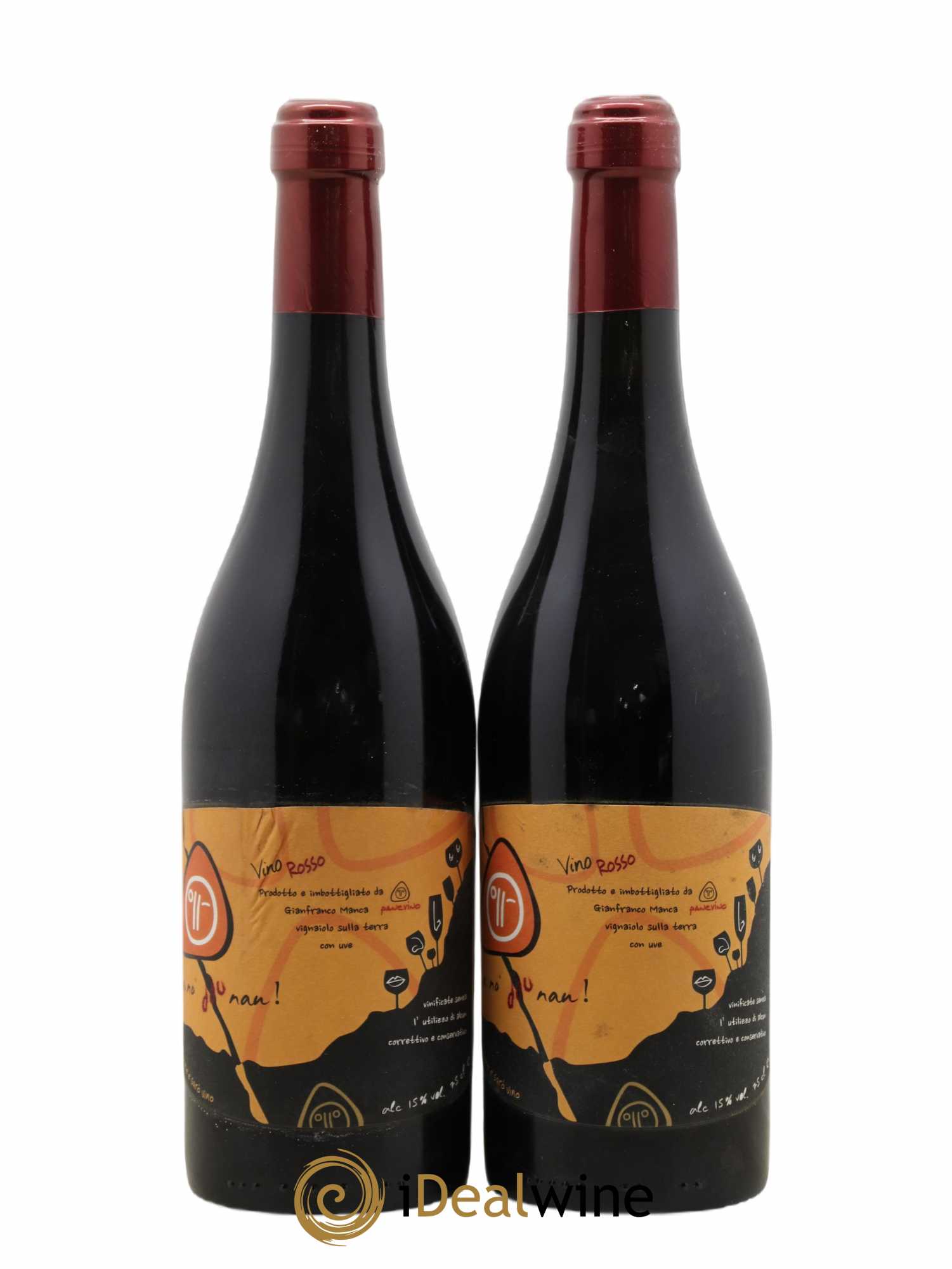Sardaigne Kano nan Domaine Panevino Gianfranco Manca 2016 - Posten von 2 Flaschen - 0