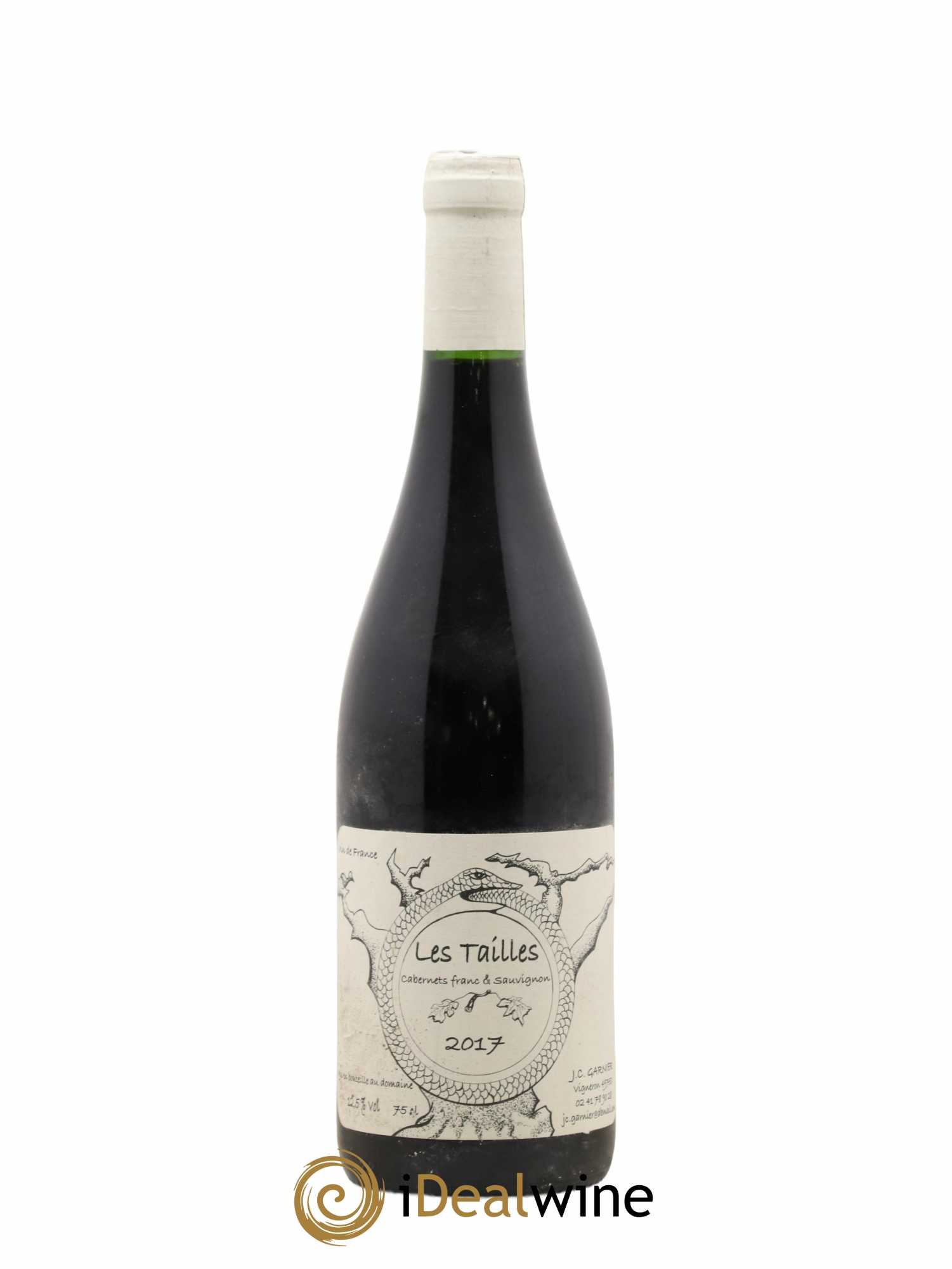 Vin de France Les Tailles Domaine Jean-Christophe Garnier 2017 - Posten von 1 Flasche - 0