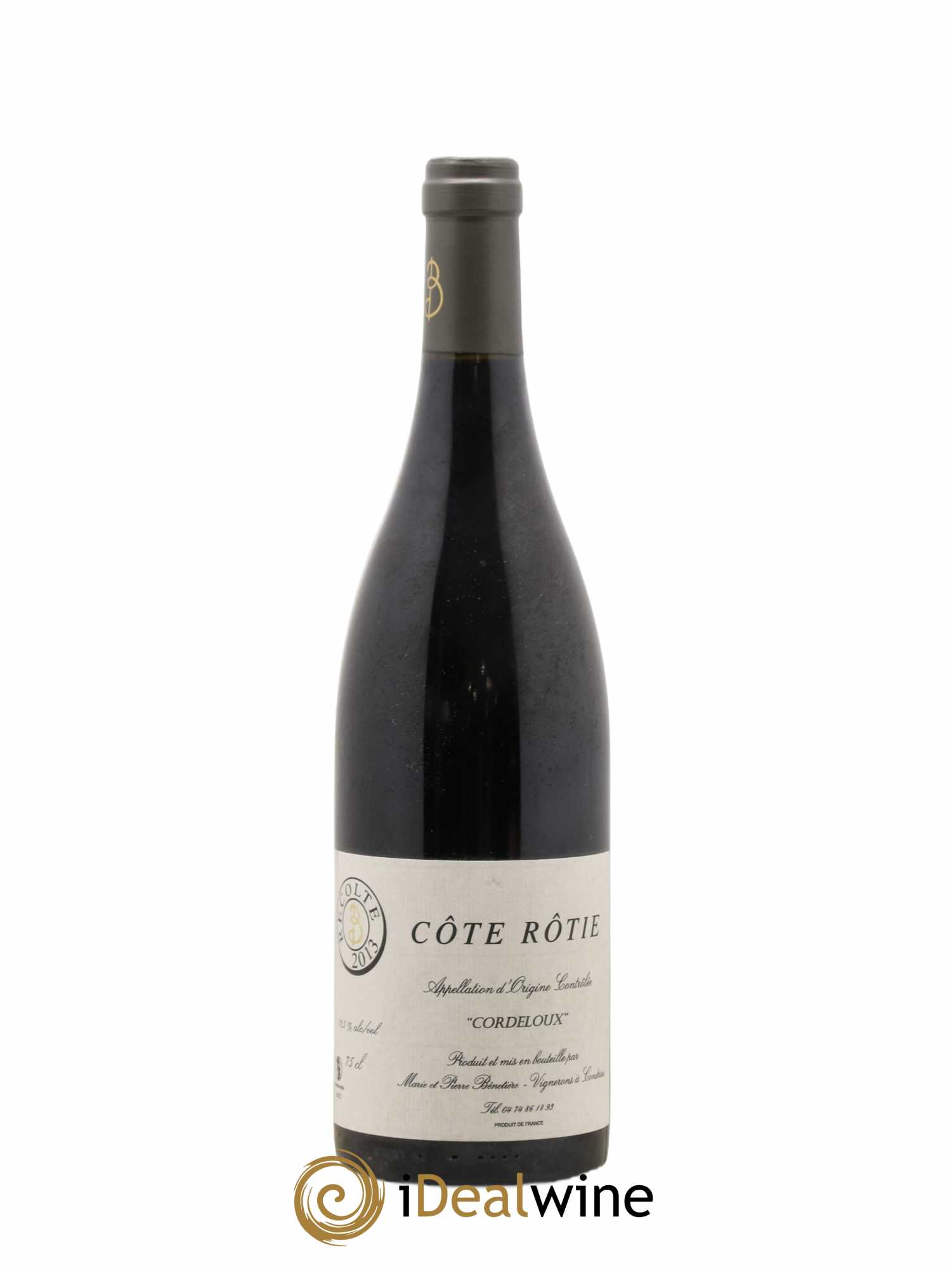 Côte-Rôtie Cordeloux Marie et Pierre Bénetière (Domaine) 2013 - Lot de 1 bouteille - 0