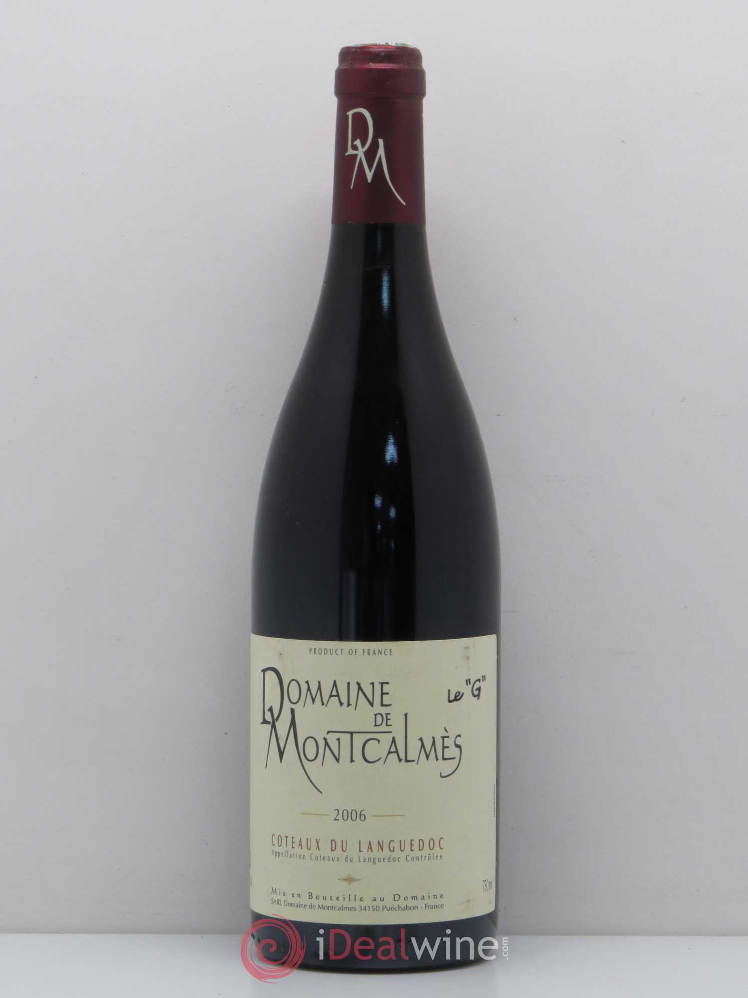 Coteaux du Languedoc Le G Domaine de Montcalmès Frédéric POurtalié 2006 - Posten von 1 Flasche - 0