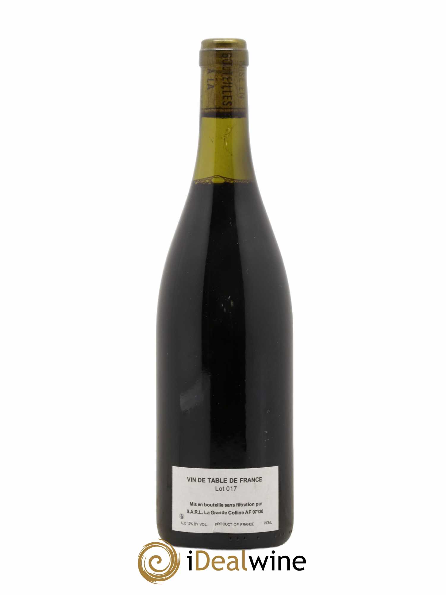 Vin de France (Ex Cornas) Hirotake Ooka - Domaine La Grande Colline 2017 - Lot de 1 bouteille - 1