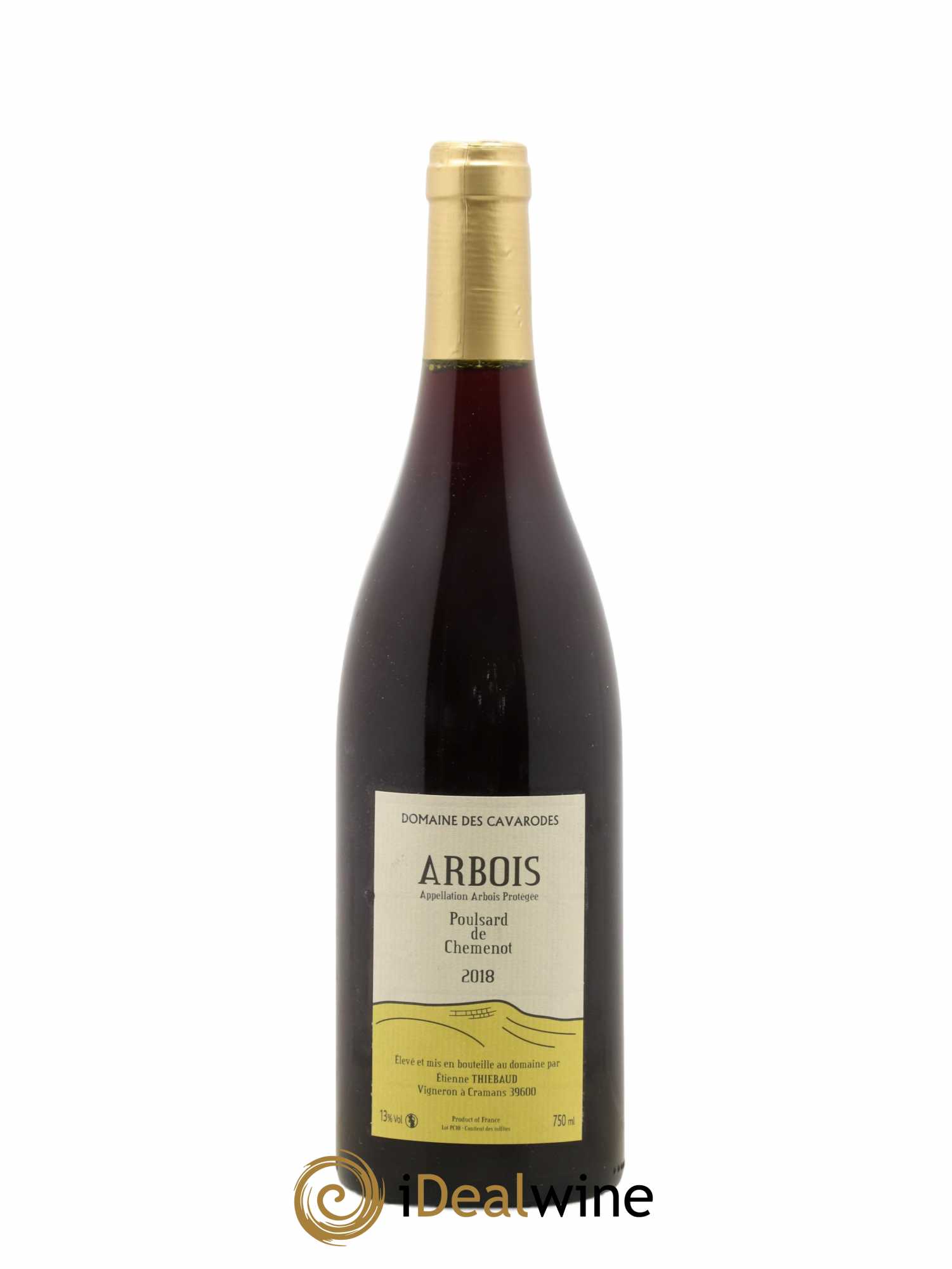 Arbois Poulsard de Chemenot Cavarodes (Domaine des) - Etienne Thiébaud 2018 - Lot de 1 bouteille - 0