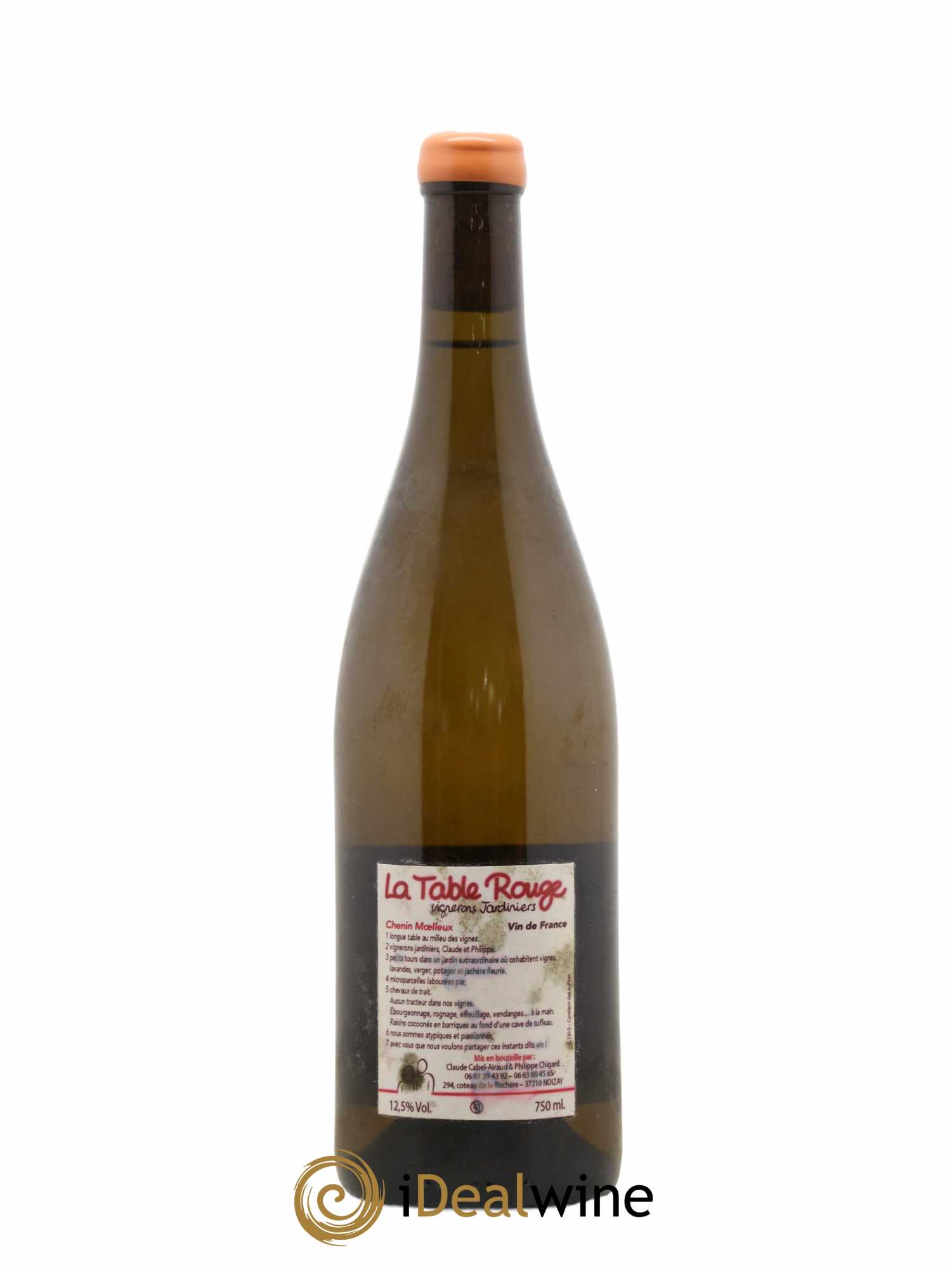 Vin de France Chenin moelleux Domaine de la table Rouge 2018 - Lot de 1 bouteille - 1