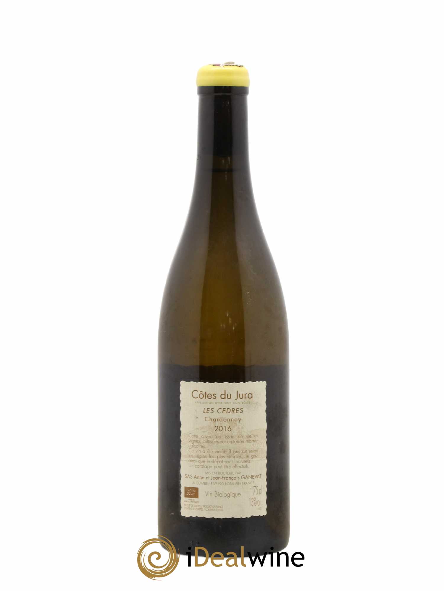 Vin de France (anciennement Côtes du Jura) Les Cèdres Anne et Jean François Ganevat 2016 - Lot de 1 bouteille - 1
