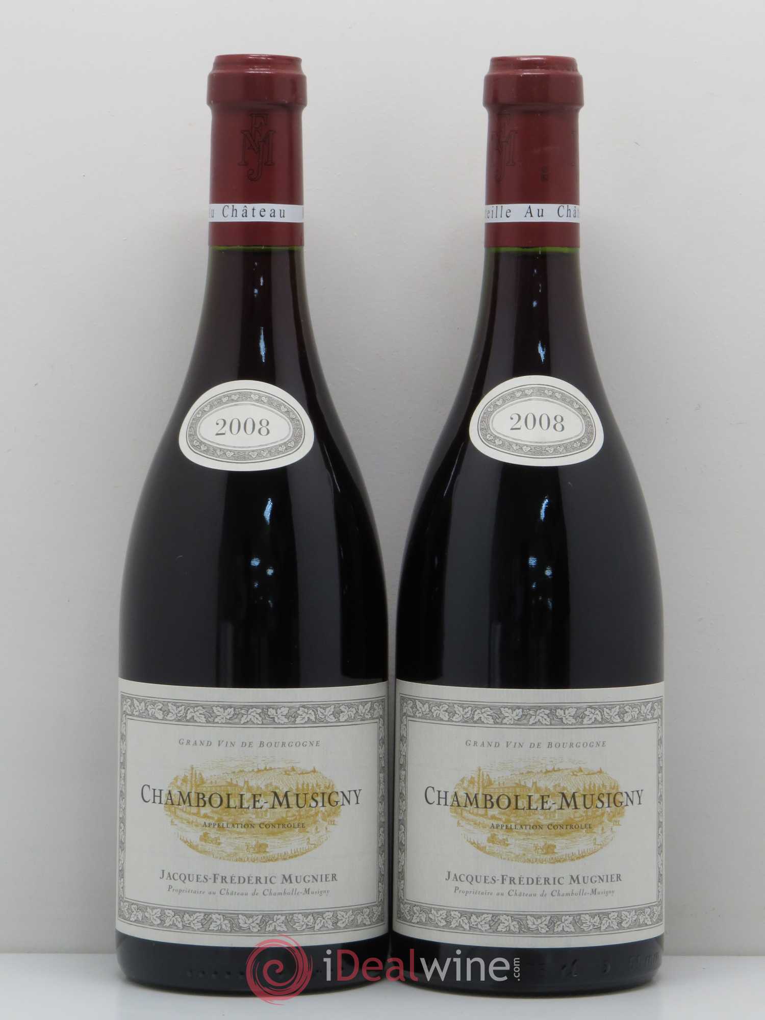 Chambolle-Musigny Jacques-Frédéric Mugnier 2008 - Lot de 2 bouteilles - 0