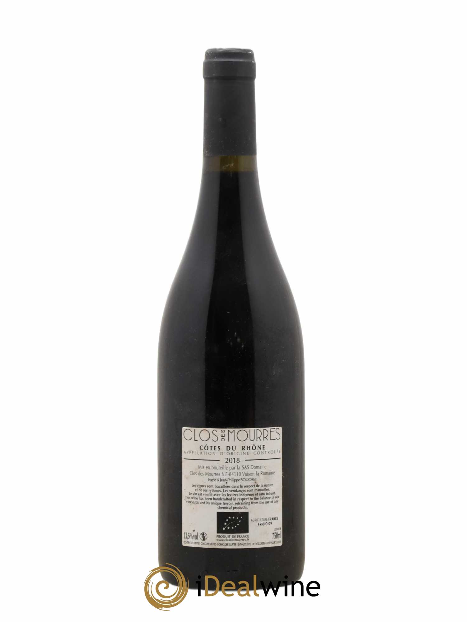 Côtes-du-Rhône (senza prezzo di riserva) 2018 - Lotto di 1 bottiglia - 1