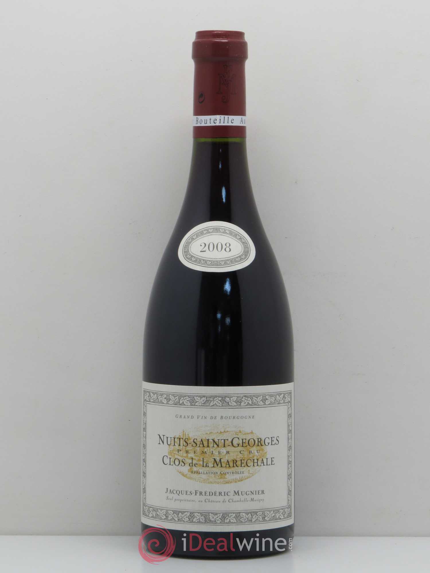 Nuits-Saint-Georges 1er Cru Clos de La Maréchale Jacques-Frédéric Mugnier 2008 - Lot de 1 bouteille - 0