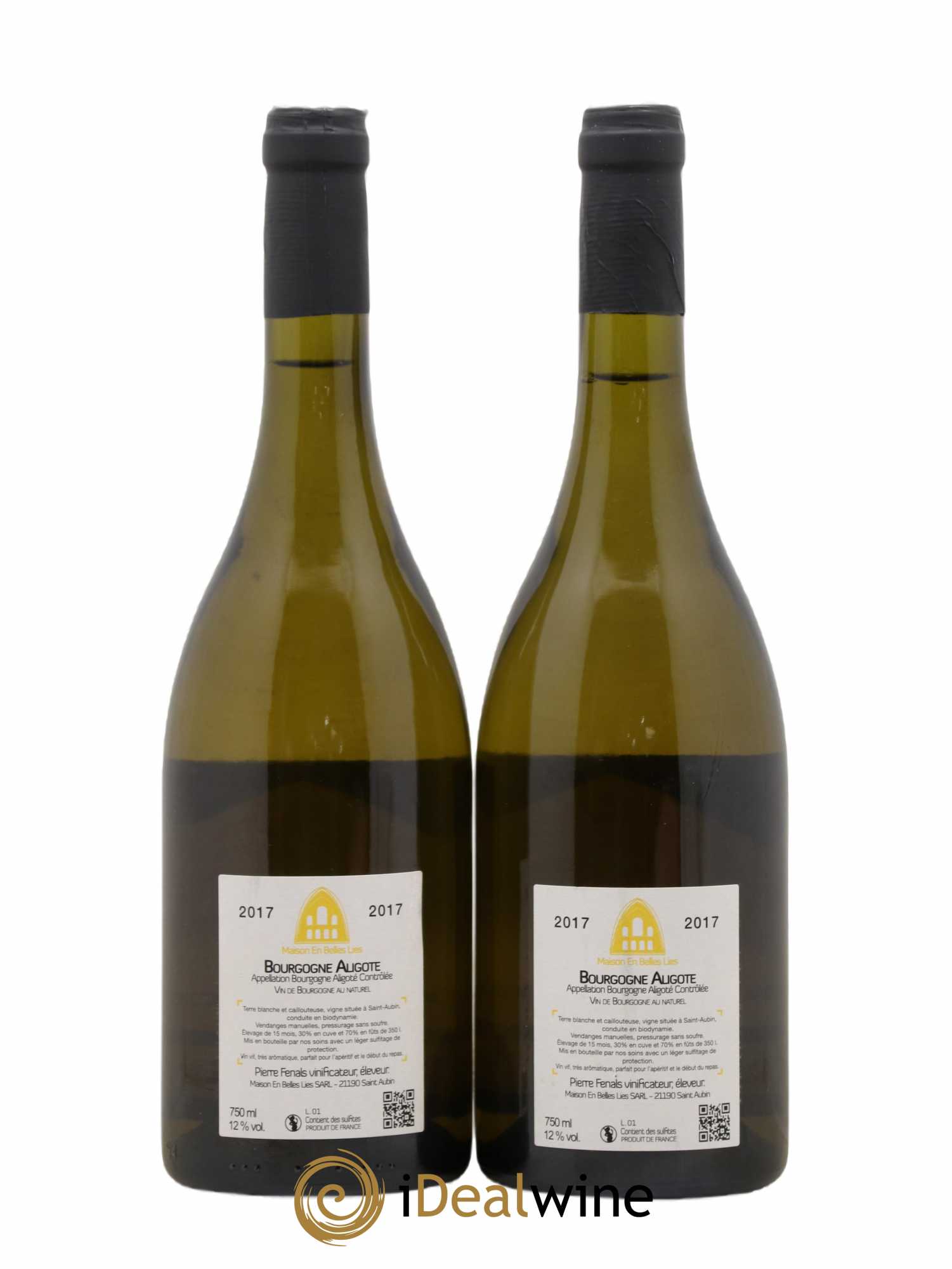 Bourgogne Aligoté Maison En Belles Lies 2017 - Lot de 2 bouteilles - 1
